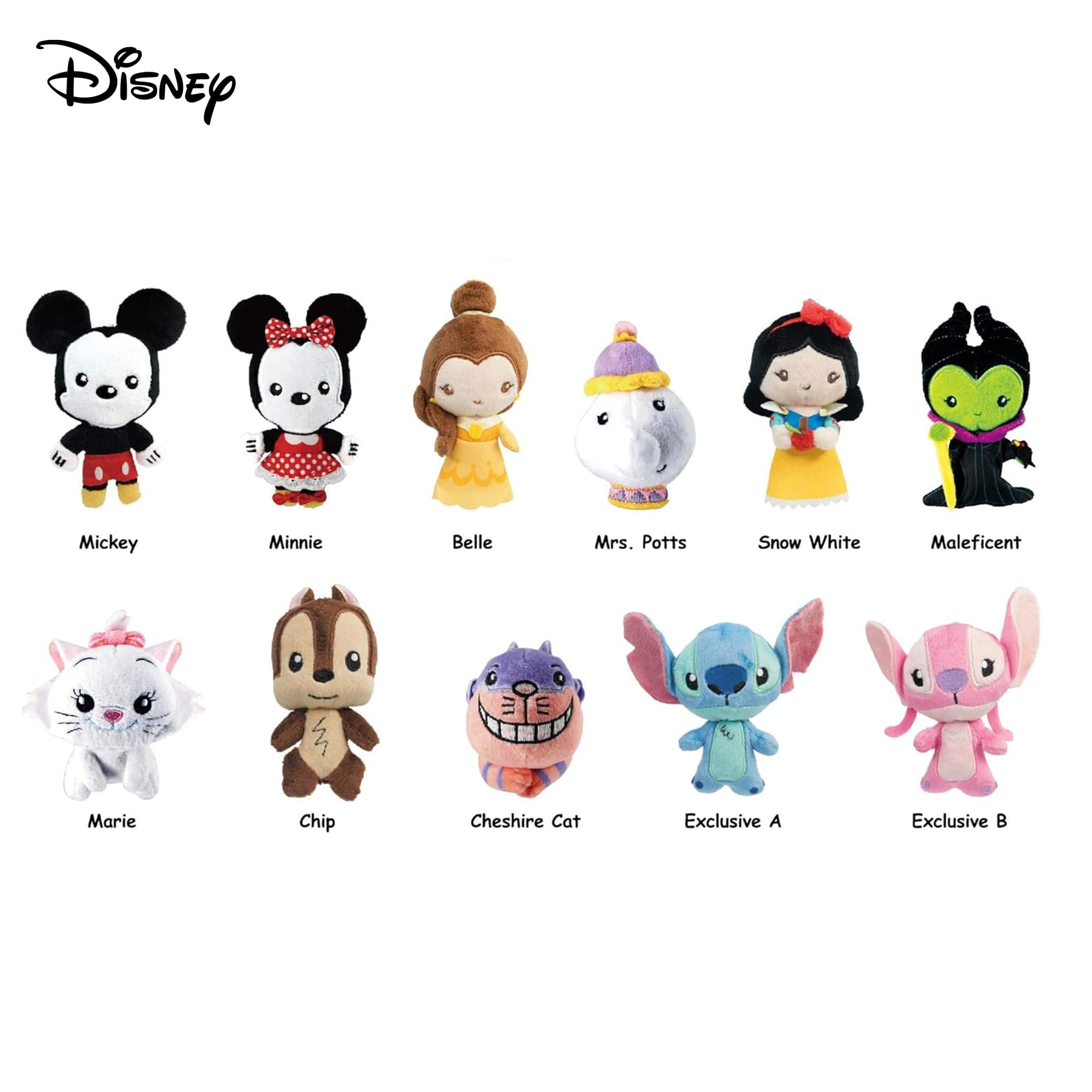 Disney Series 1 Blind Bag Plush Bag Clip | 3 Random