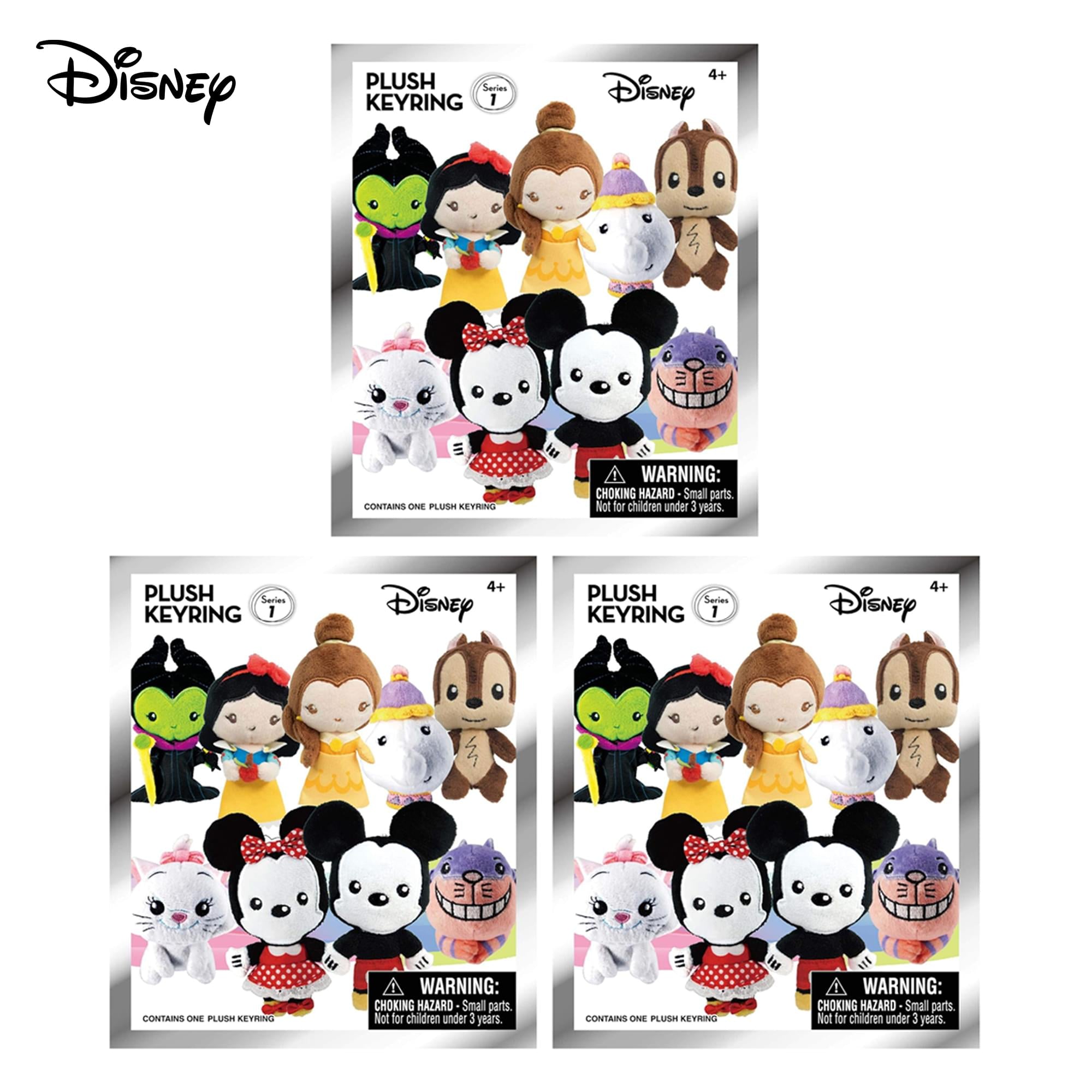 Disney Series 1 Blind Bag Plush Bag Clip | 3 Random