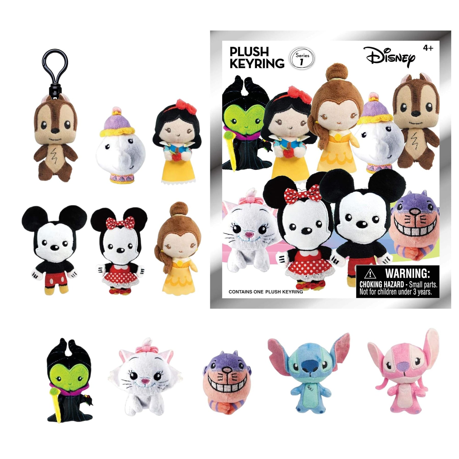 Disney Series 1 Blind Bag Plush Bag Clip | One Random