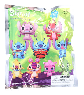 Disney Stitch Series 5 3D Foam Bag Clip | 1 Random