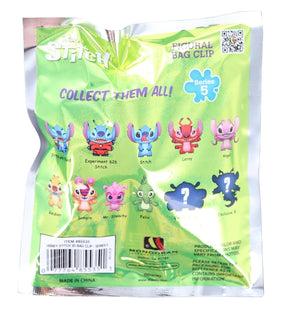 Disney Stitch Series 5 3D Foam Bag Clip | 1 Random