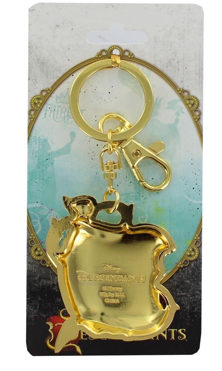 Disney Descendants Logo Gold Pewter Key Ring