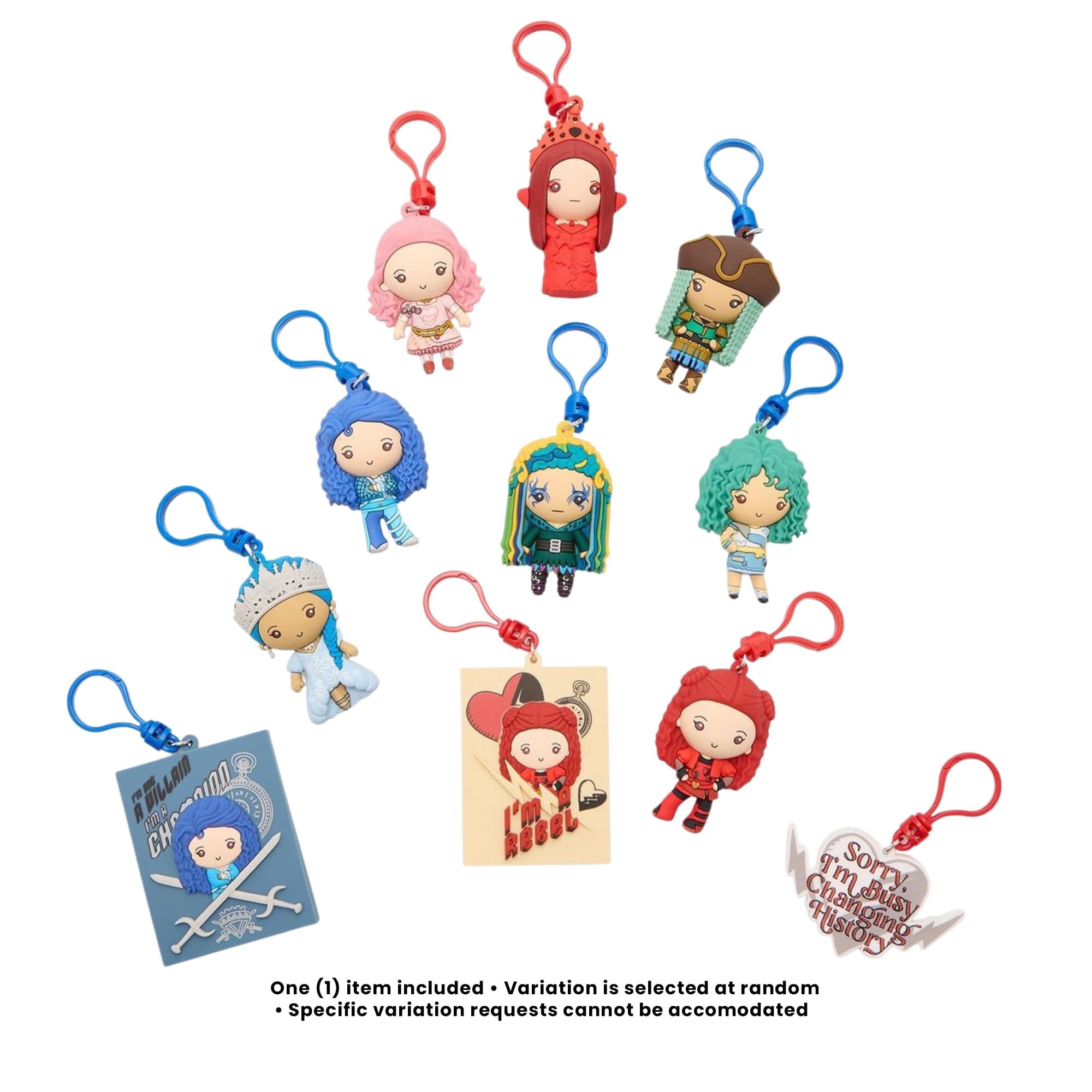 Disney Descendants Series 1 Blind Bag 3D Foam Bag Clip | 1 Random