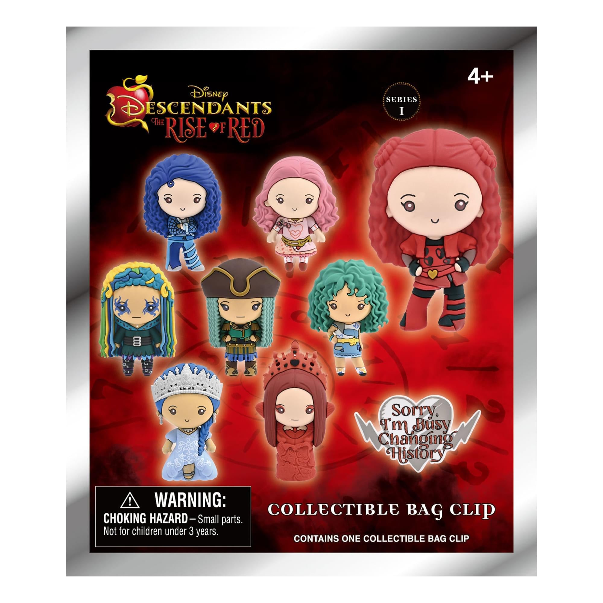 Disney Descendants Series 1 Blind Bag 3D Foam Bag Clip | 1 Random