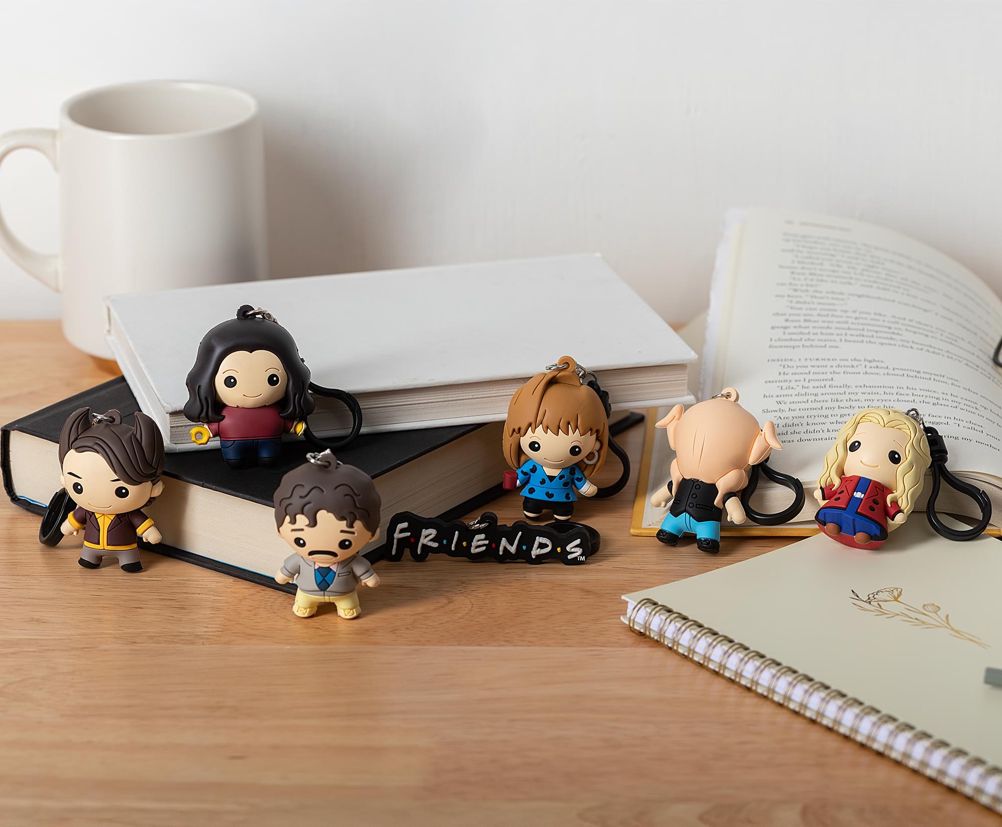 Friends 3D Foam Figural Bag Clip 7-Piece Collector’s Set