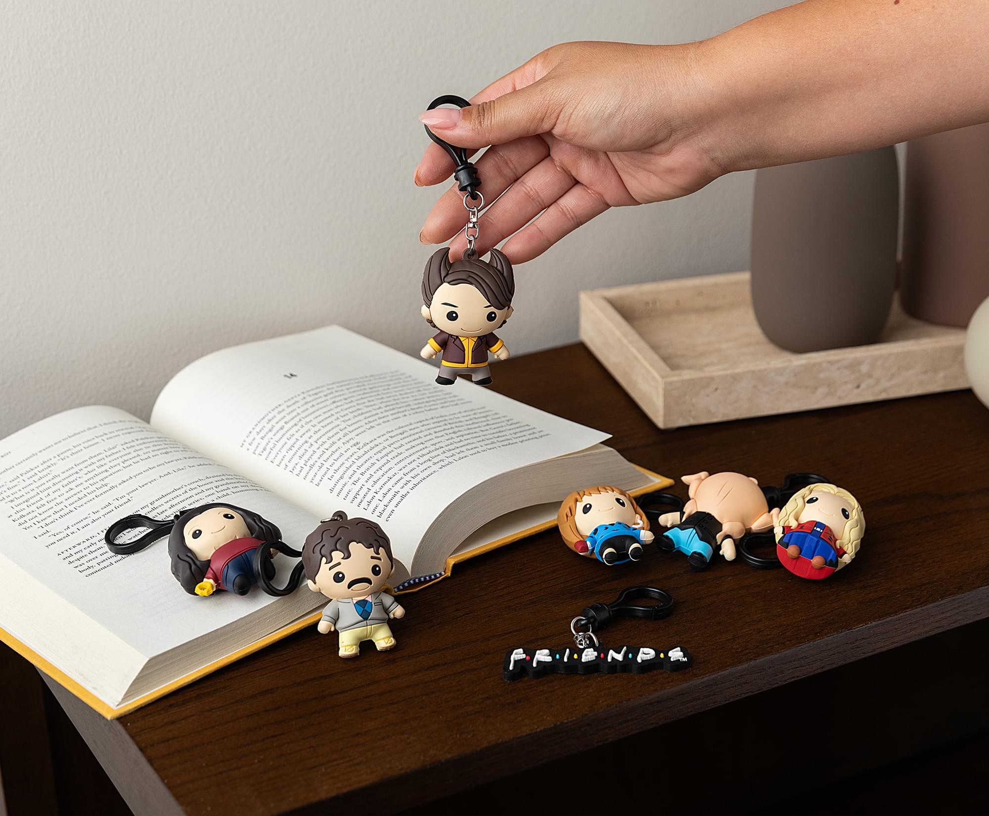 Friends 3D Foam Figural Bag Clip 7-Piece Collector’s Set