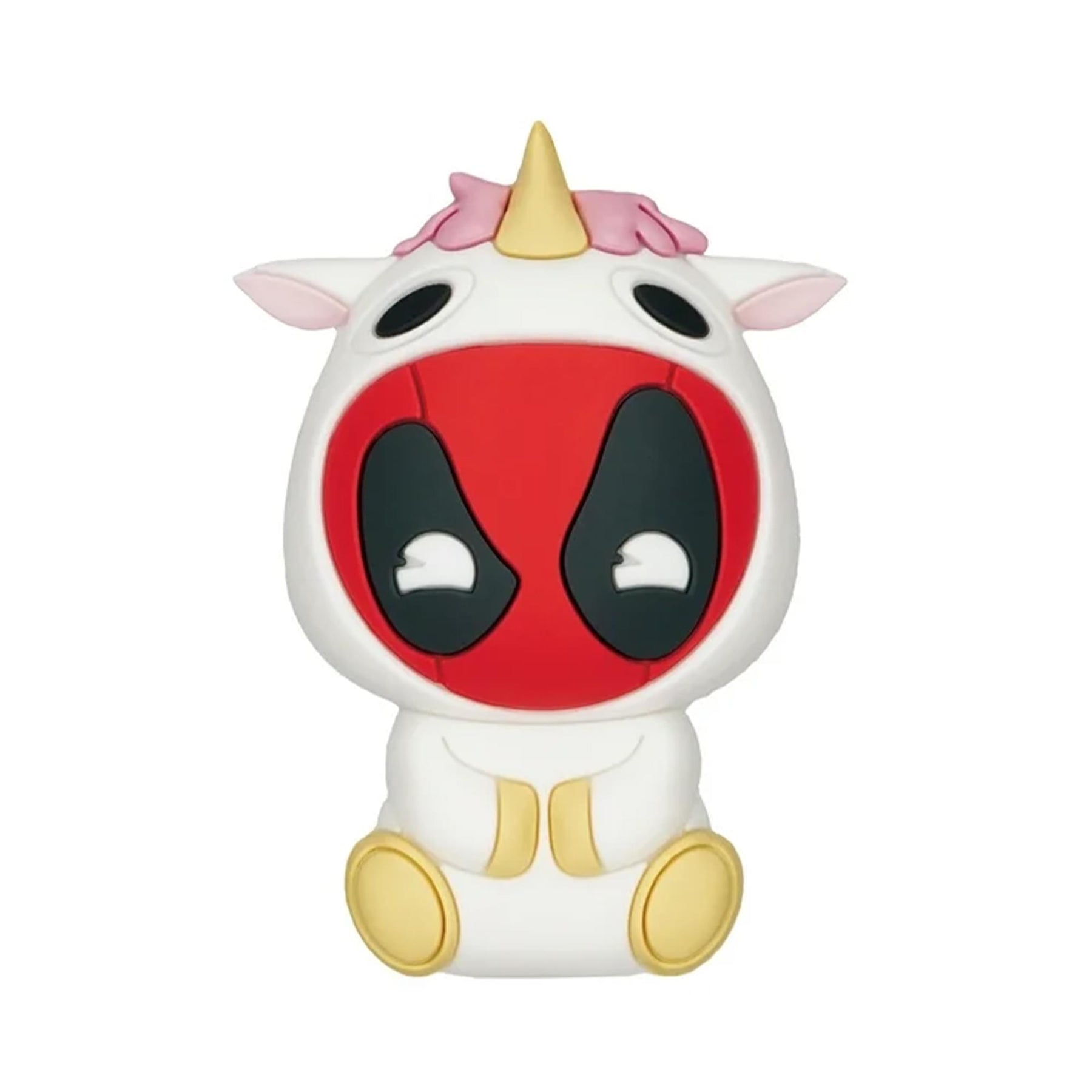 Marvel Deadpool 3D Foam Bag Clip Set | Unicorn, Cupcake, Bathtime