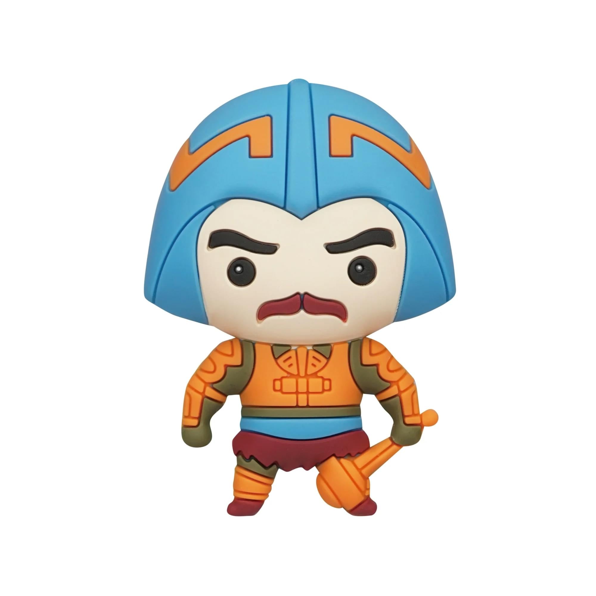 MOTU 3D Foam Figural Bag Clip Set | Man-At-Arms, He-Man, Battle Cat