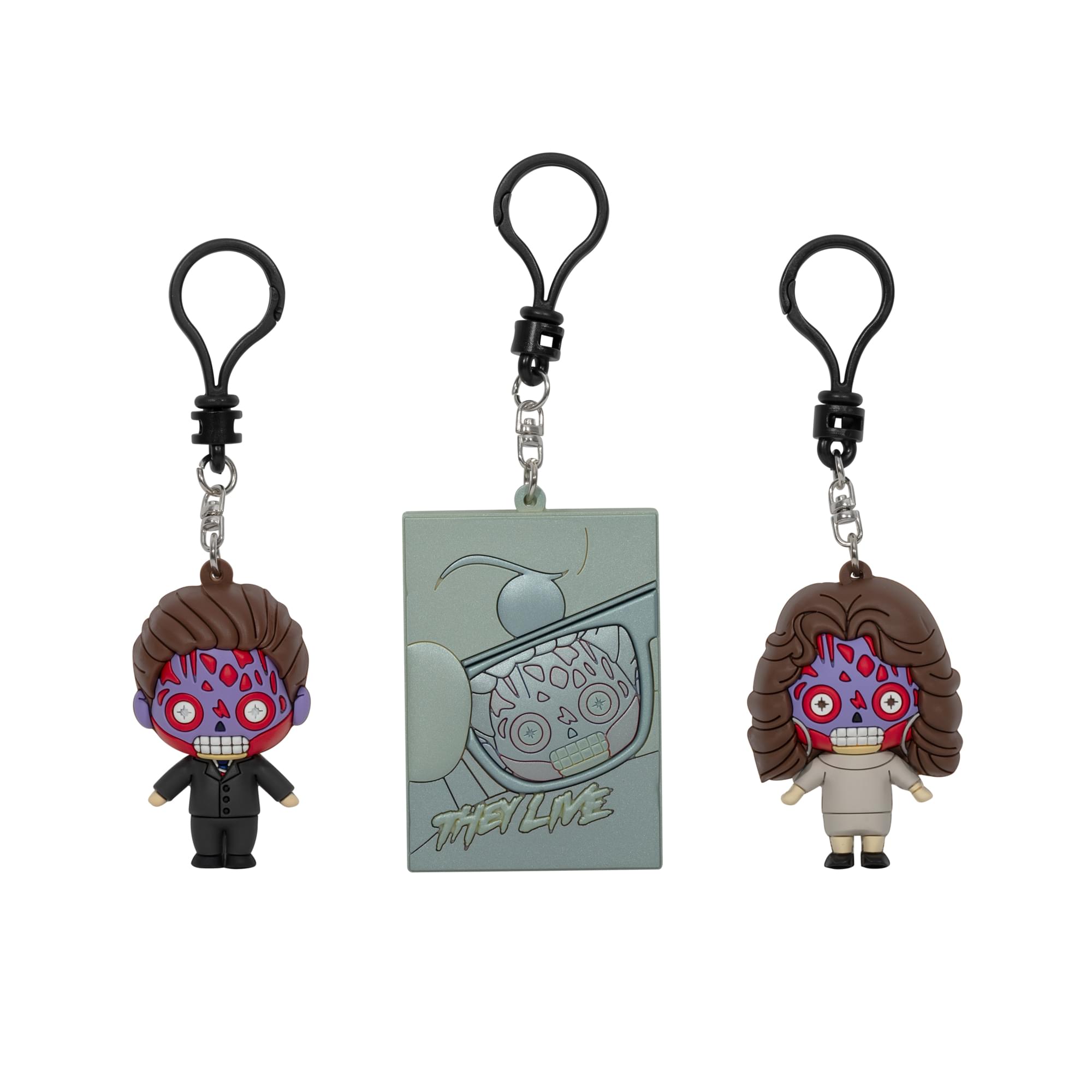 They Live 3D Foam Figural Bag Clip 3-Piece Collector’s Set