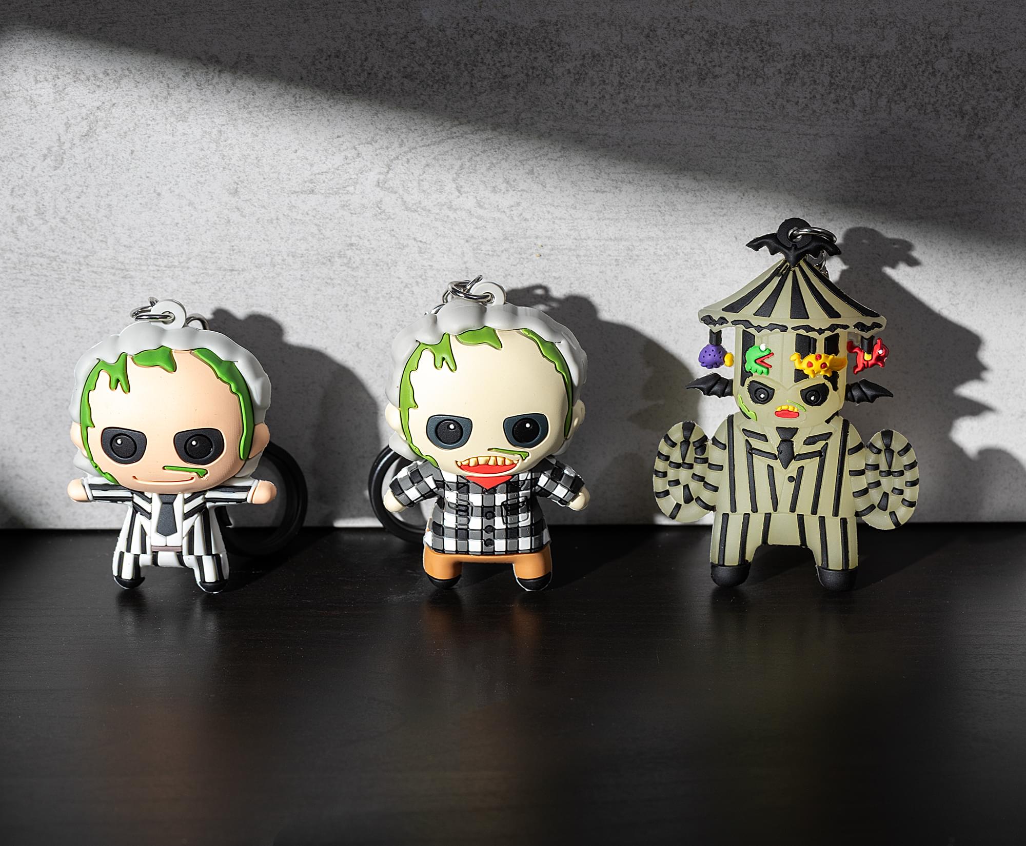 Beetlejuice 3D Foam Figural Bag Clip 3-Piece Collector’s Set