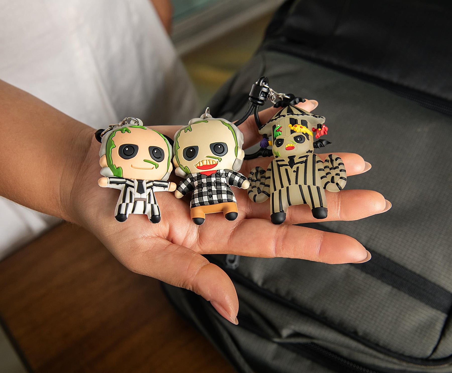 Beetlejuice 3D Foam Figural Bag Clip 3-Piece Collector’s Set