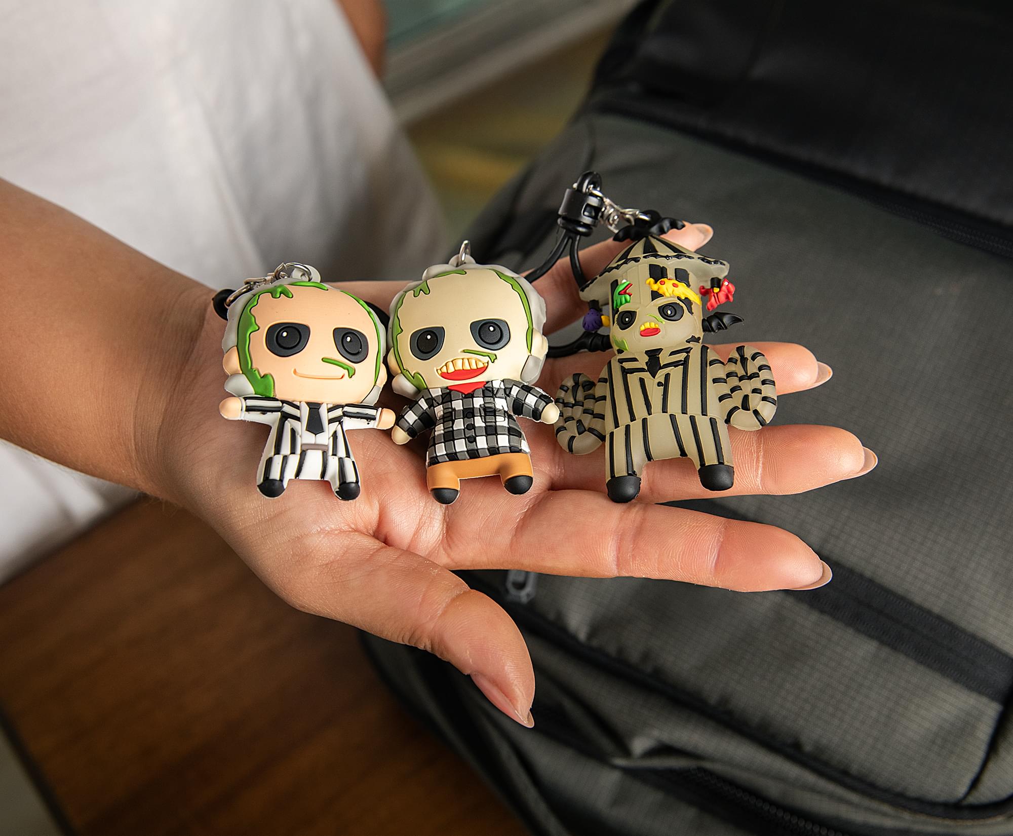 Beetlejuice 3D Foam Figural Bag Clip 3-Piece Collector’s Set