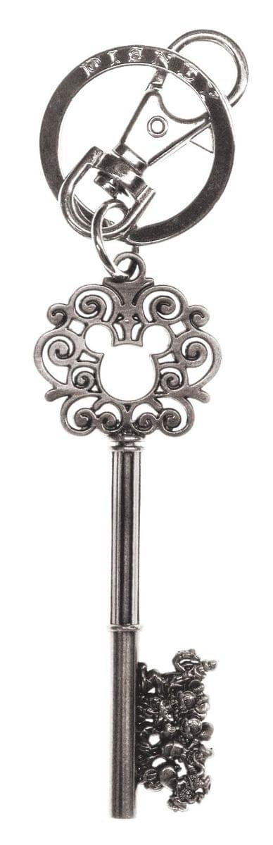 Disney Pewter Key Ring Master Key With Mickey Mouse Icon Silver