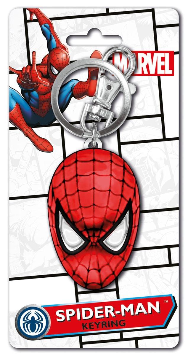 Marvel Spider-Man Head Colored Key Ring