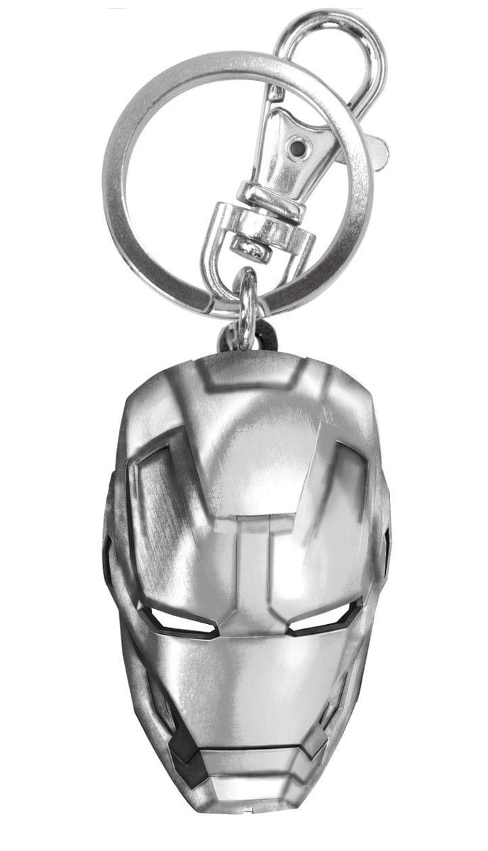 Marvel Iron Man 3 Head Pewter Key Ring