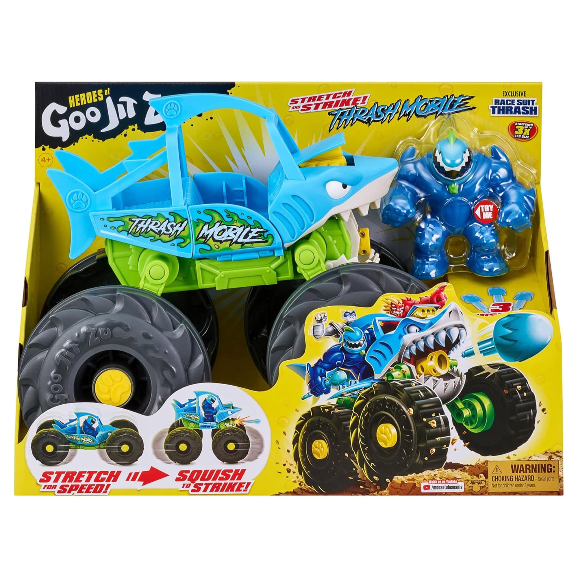 Heroes of Goo Jit Zu Stretch And Strike Thrash Mobile | Race Suit Thrash