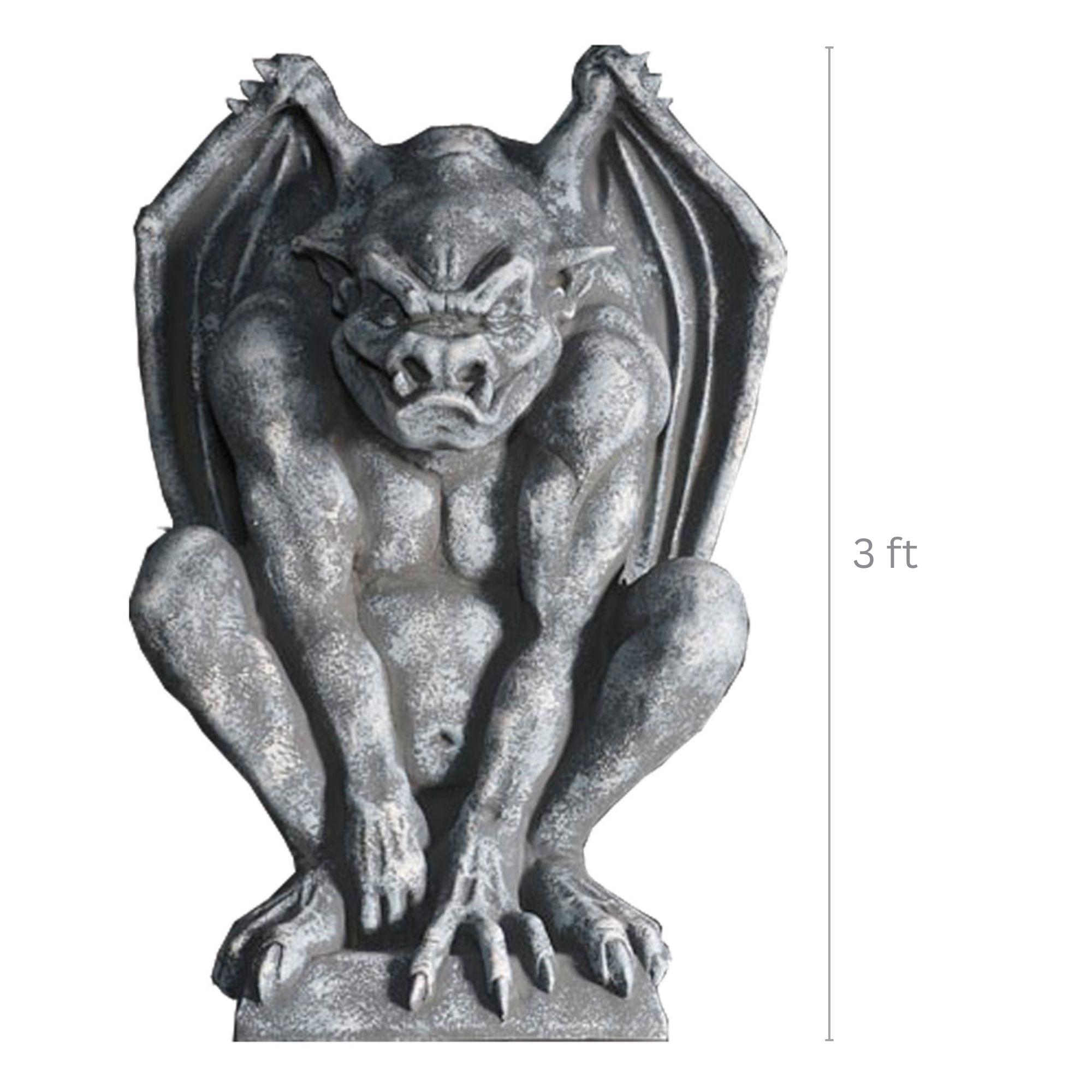 Guardian Gargoyle 3 Foot Plastic Halloween Decor