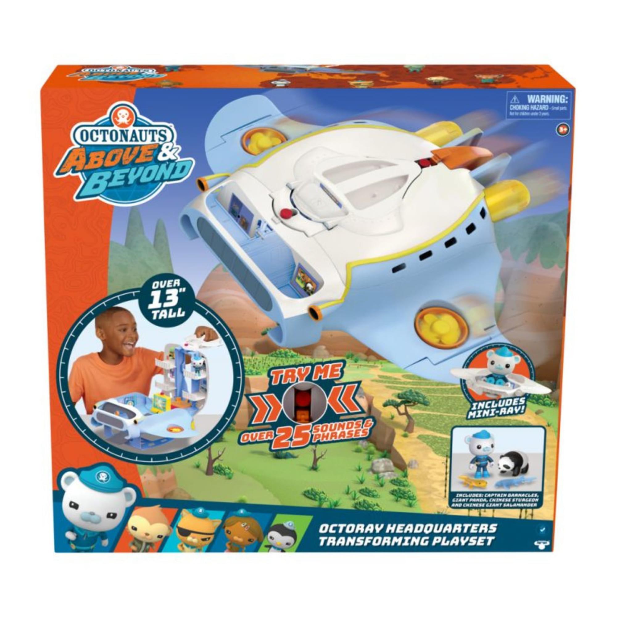 Octonauts Above & Beyond Octoray Lights & Sounds Transforming 13 Inch Playset