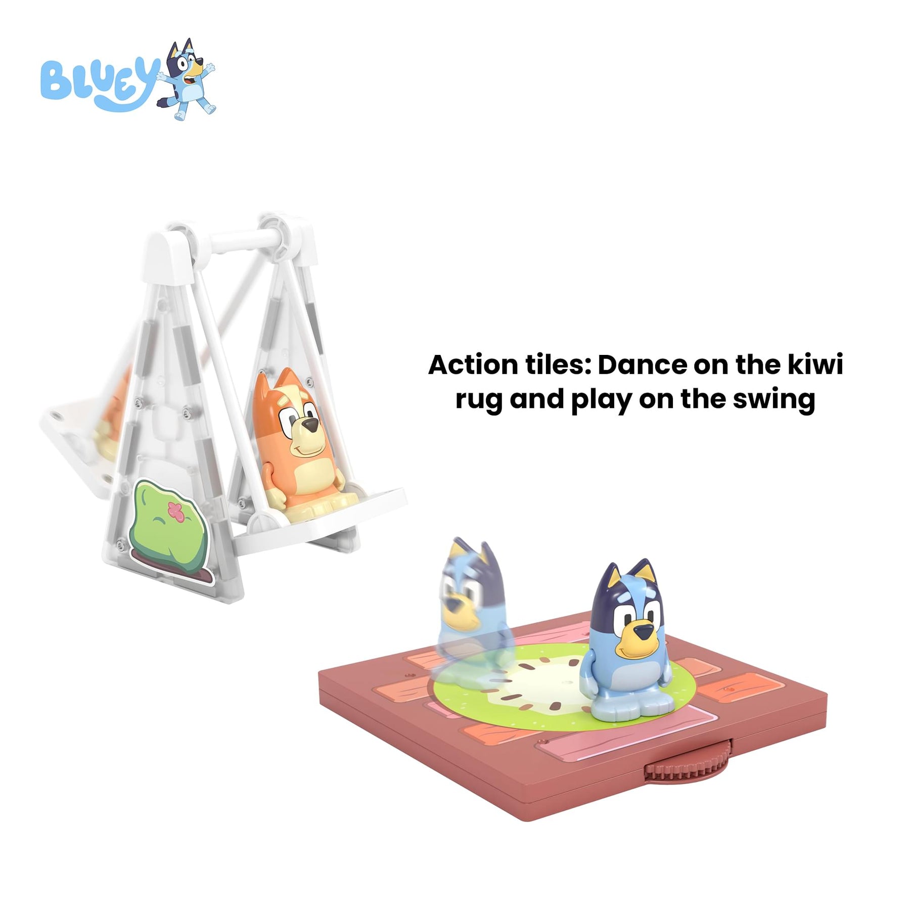 Bluey Heeler Family Home Tile Town 52-Piece Magnetic Tile Playset