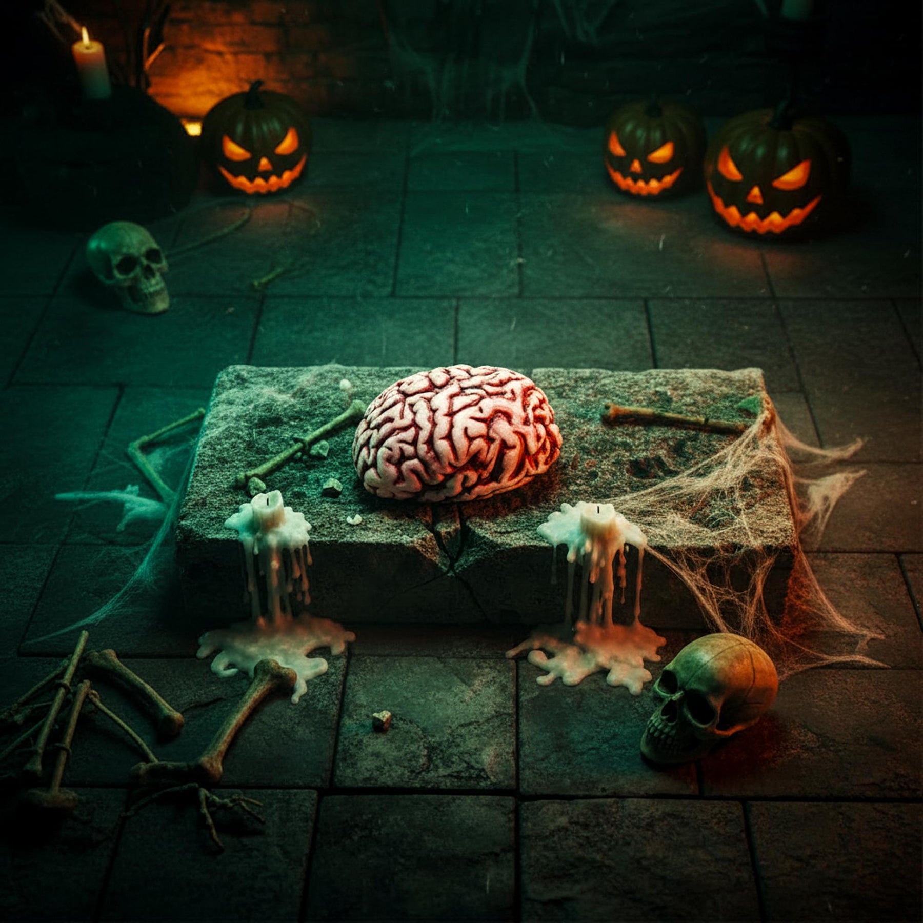 Butcher Shop Bloody Brain Plastic Halloween Prop