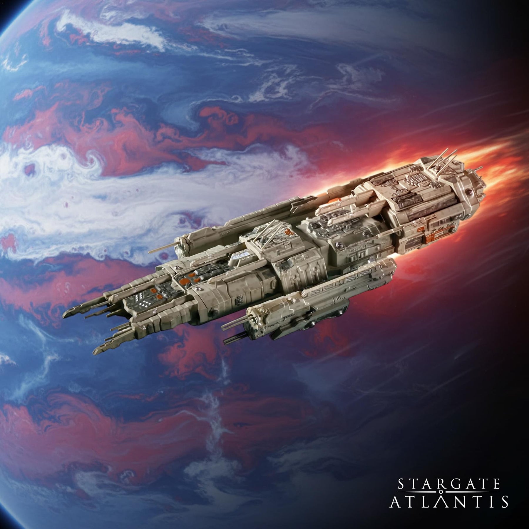 Stargate Official Collection Die-Cast Ship Replica | Asuran Cruiser