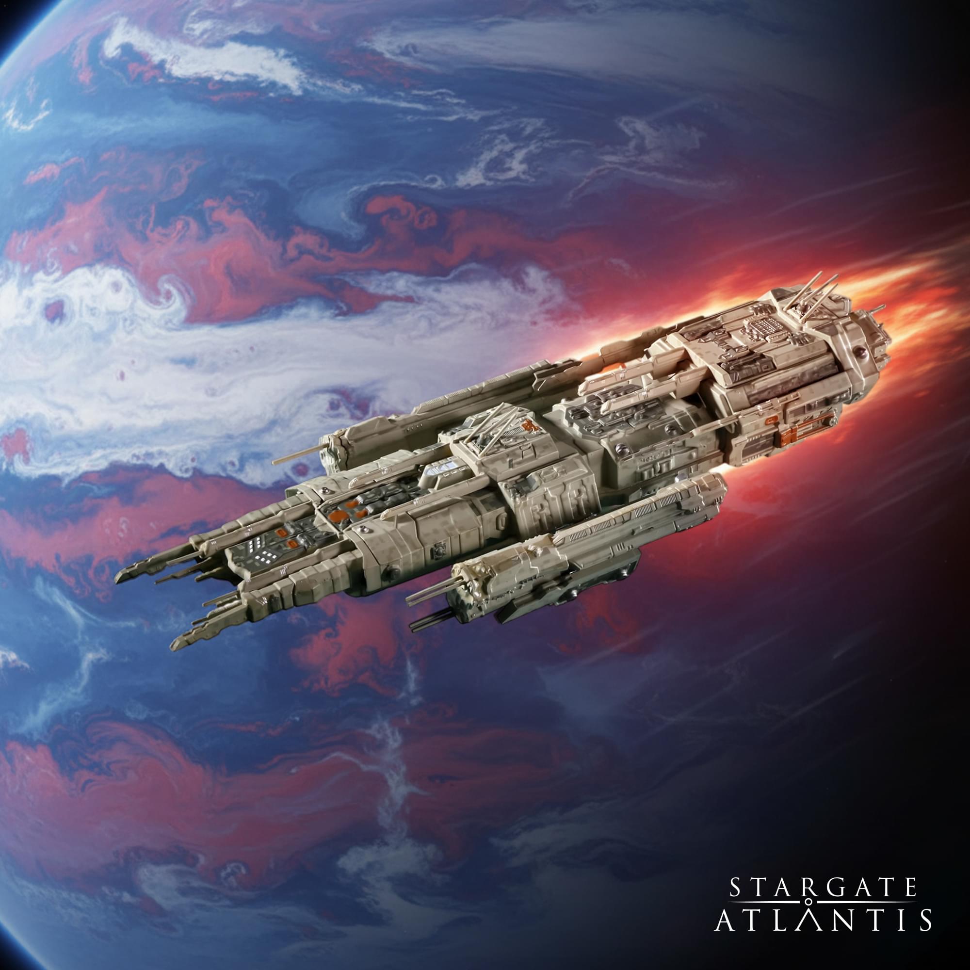 Stargate Official Collection Die-Cast Ship Replica | Asuran Cruiser