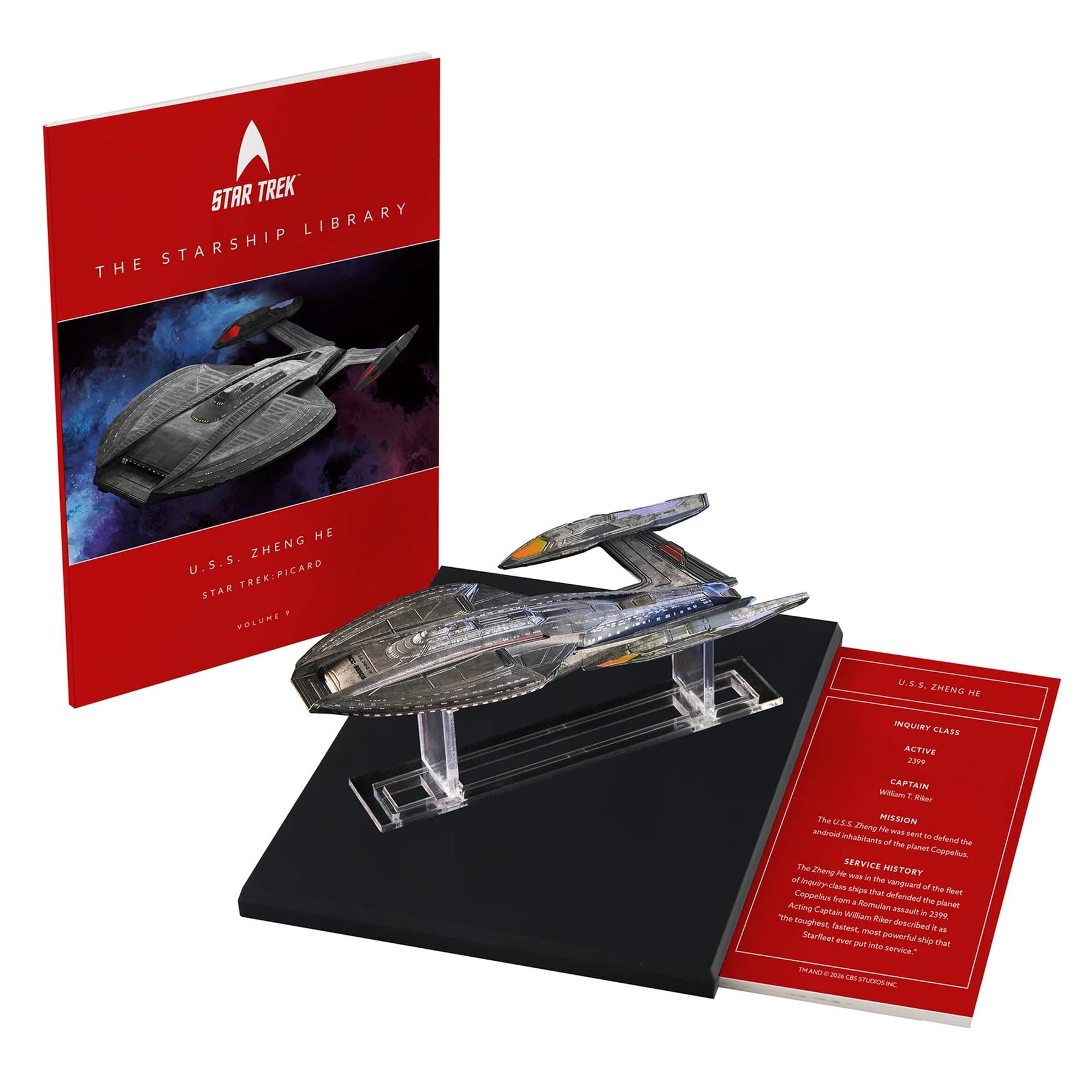 Star Trek Starship Library Collection | Zheng He NCC-86505 | Free Ship