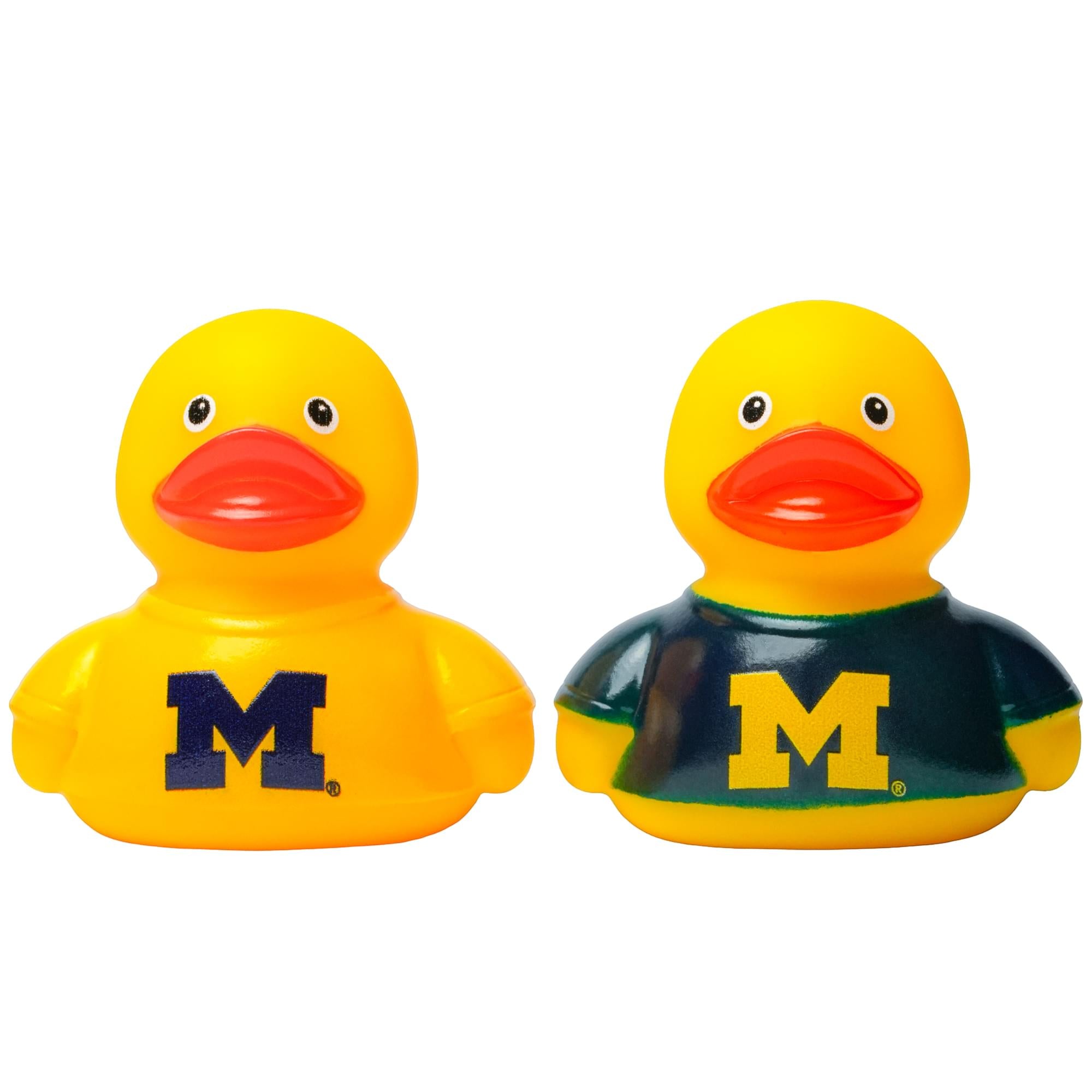 NCAA University Of Michigan Logo Rubber Duck 2-Pack | 2.5 Inches