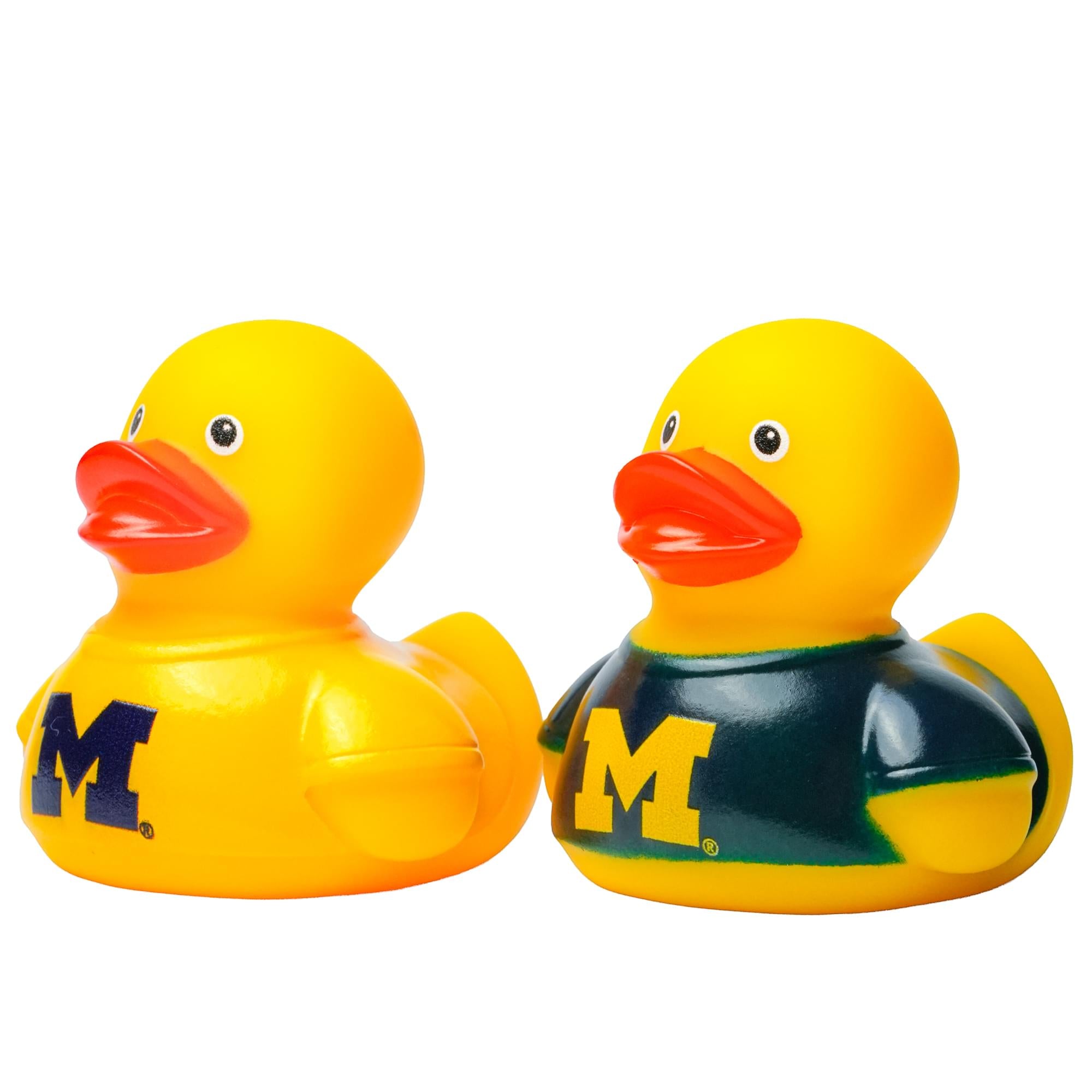 NCAA University Of Michigan Logo Rubber Duck 2-Pack | 2.5 Inches