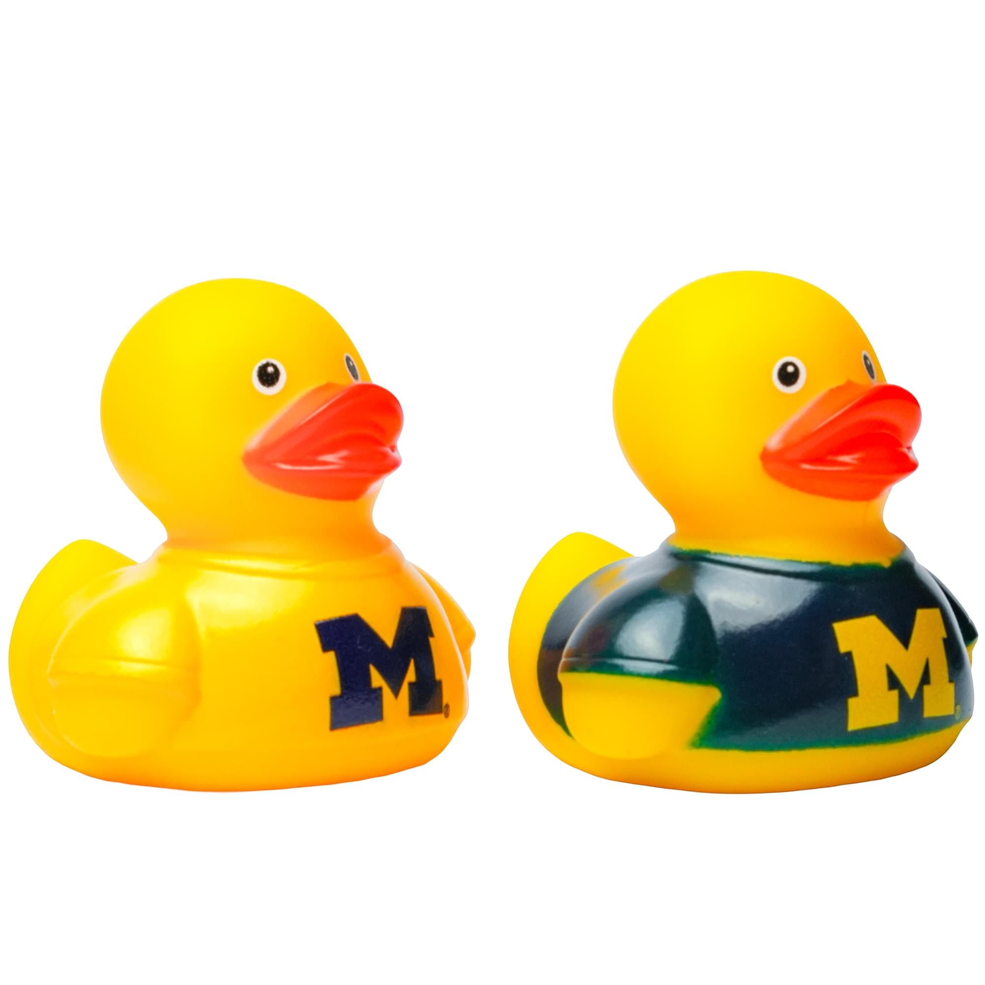 NCAA University Of Michigan Logo Rubber Duck 2-Pack | 2.5 Inches