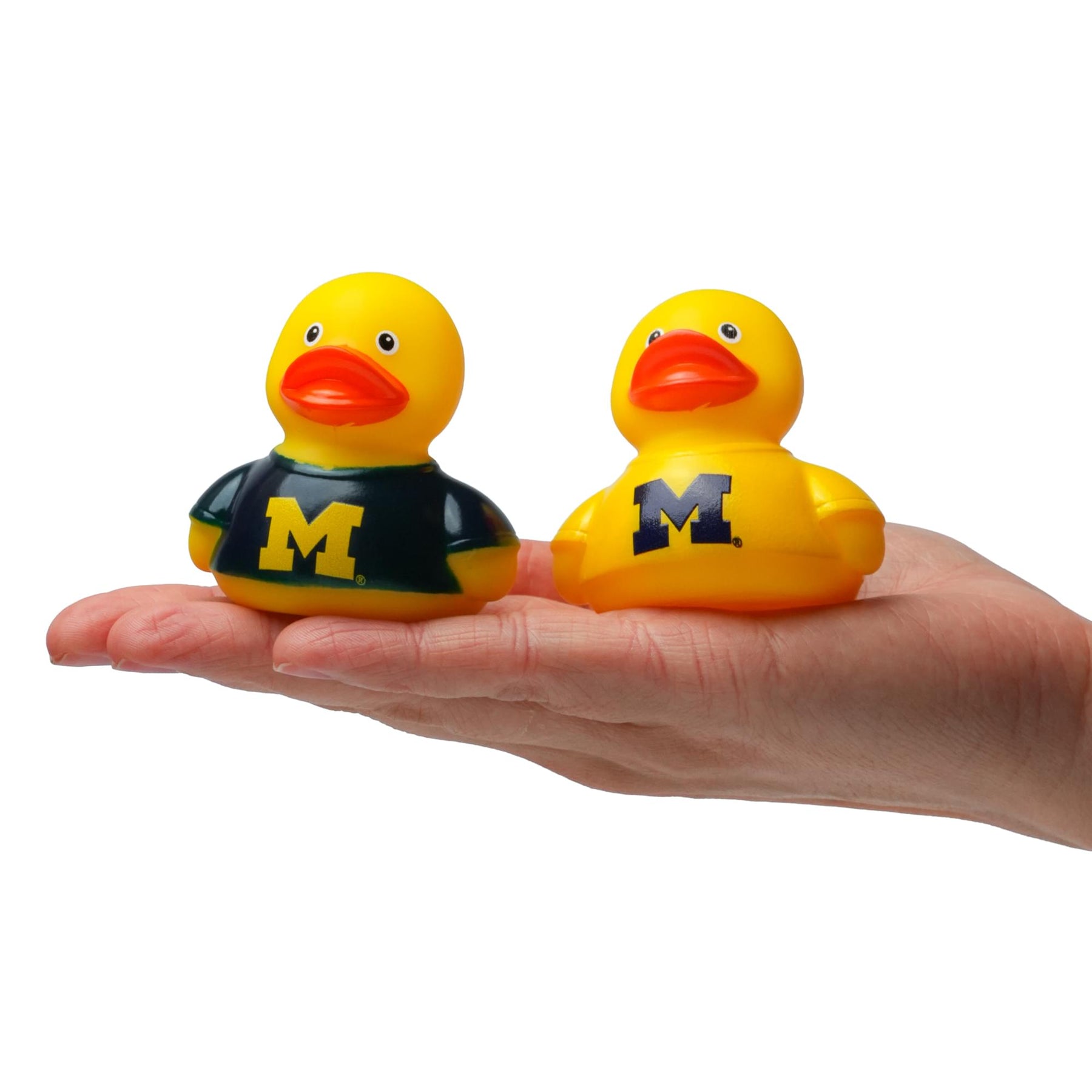 NCAA University Of Michigan Logo Rubber Duck 2-Pack | 2.5 Inches