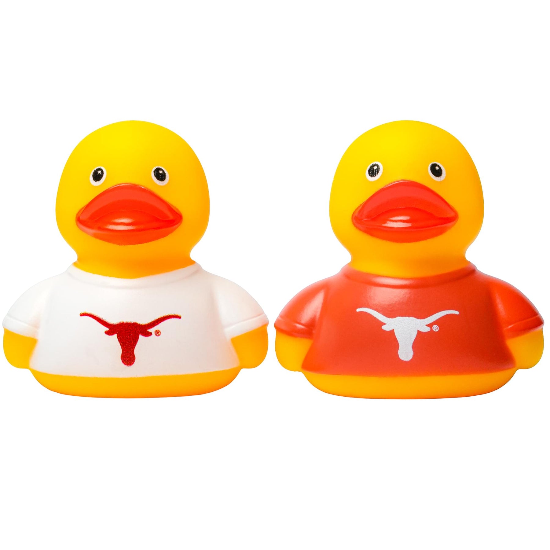 NCAA University Of Texas Logo Rubber Duck 2-Pack | 2.5 Inches