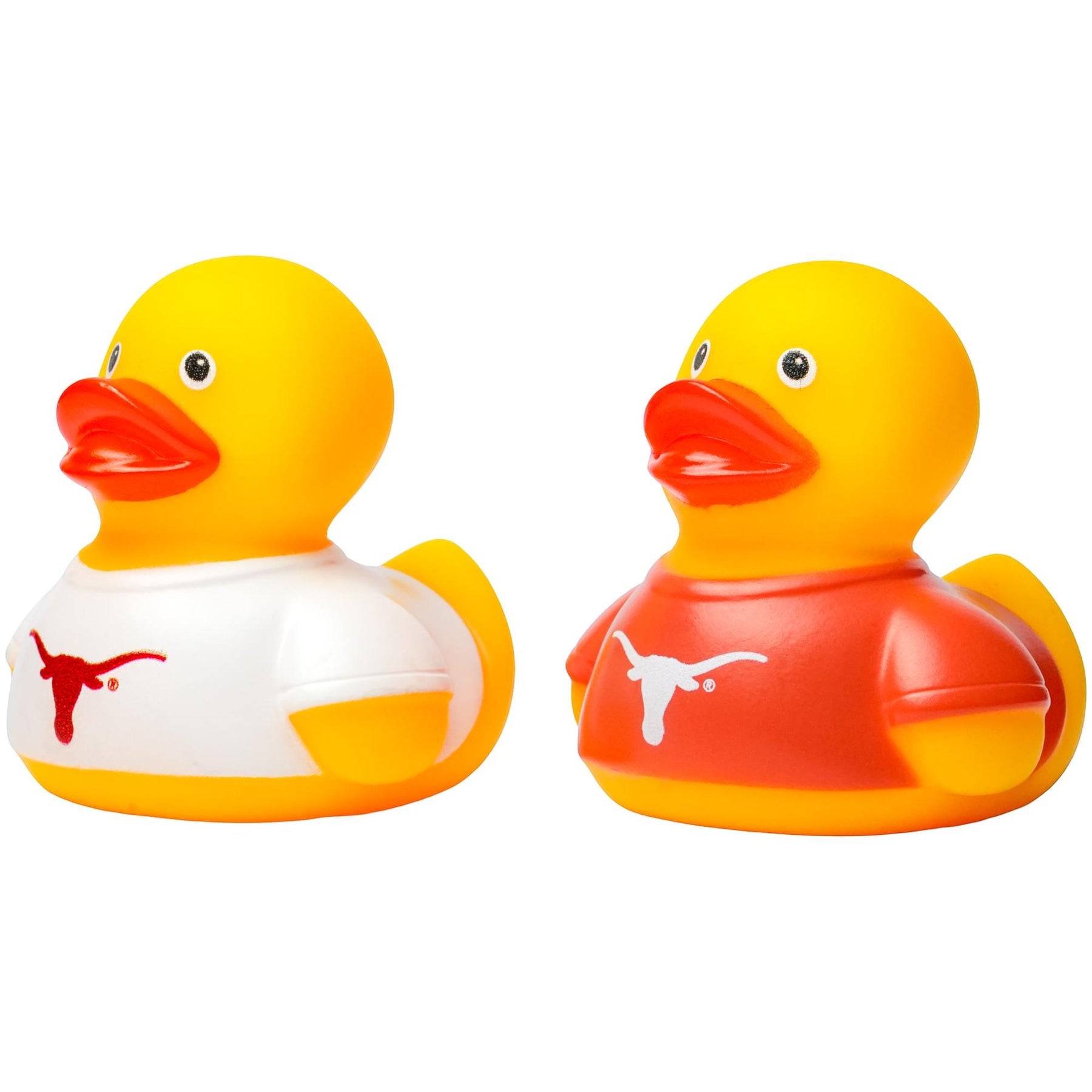 NCAA University Of Texas Logo Rubber Duck 2-Pack | 2.5 Inches