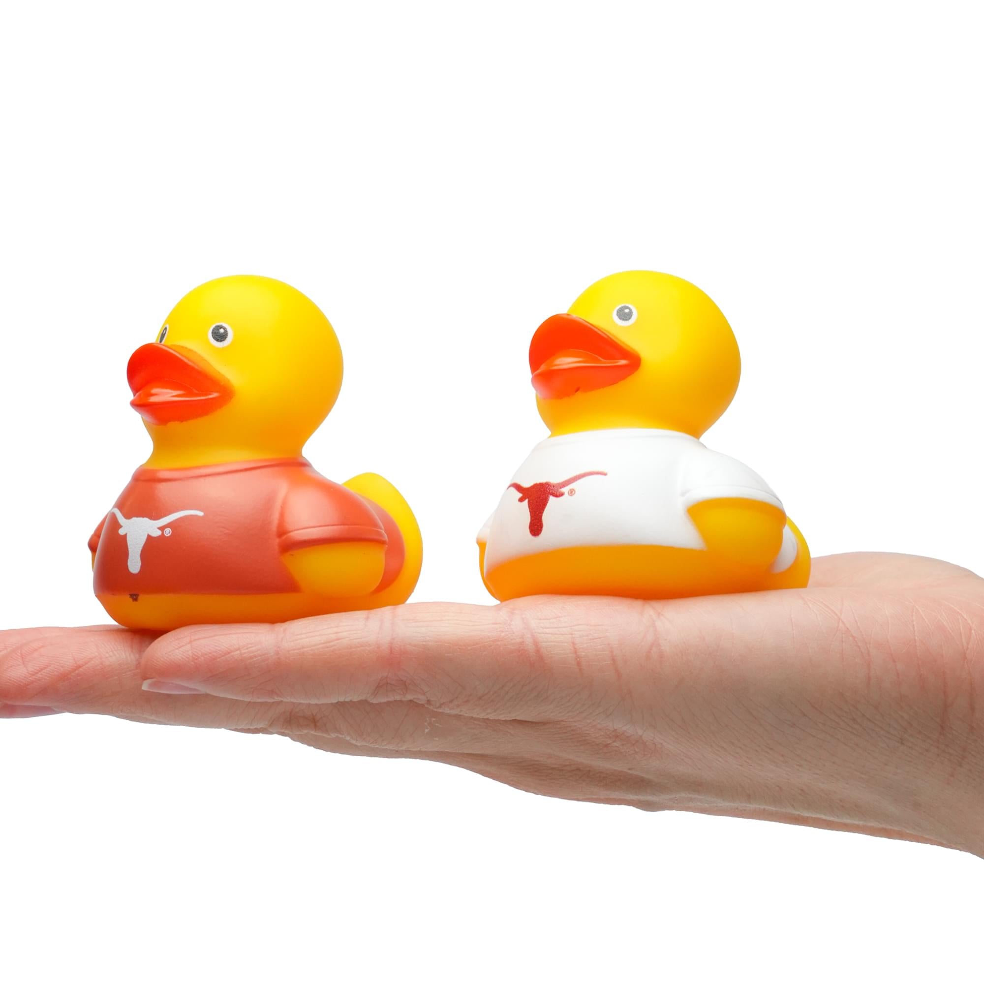 NCAA University Of Texas Logo Rubber Duck 2-Pack | 2.5 Inches