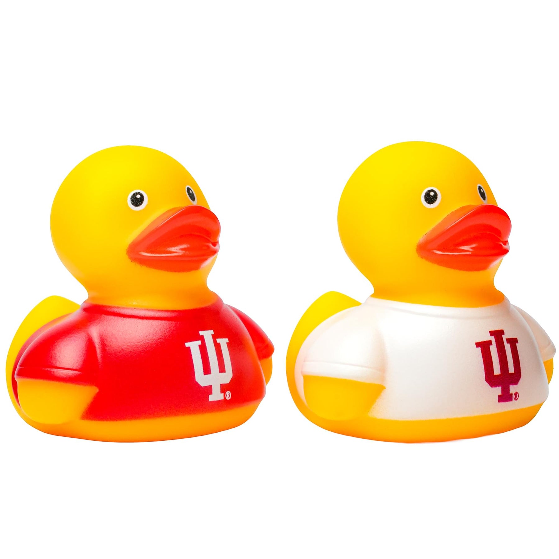 NCAA University Of Indiana Logo Rubber Duck 2-Pack | 2.5 Inches