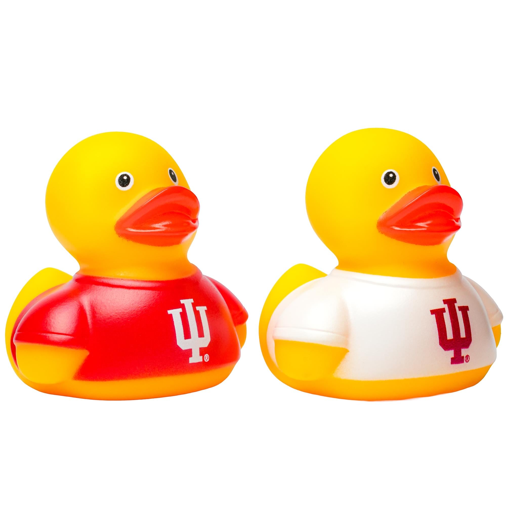NCAA University Of Indiana Logo Rubber Duck 2-Pack | 2.5 Inches