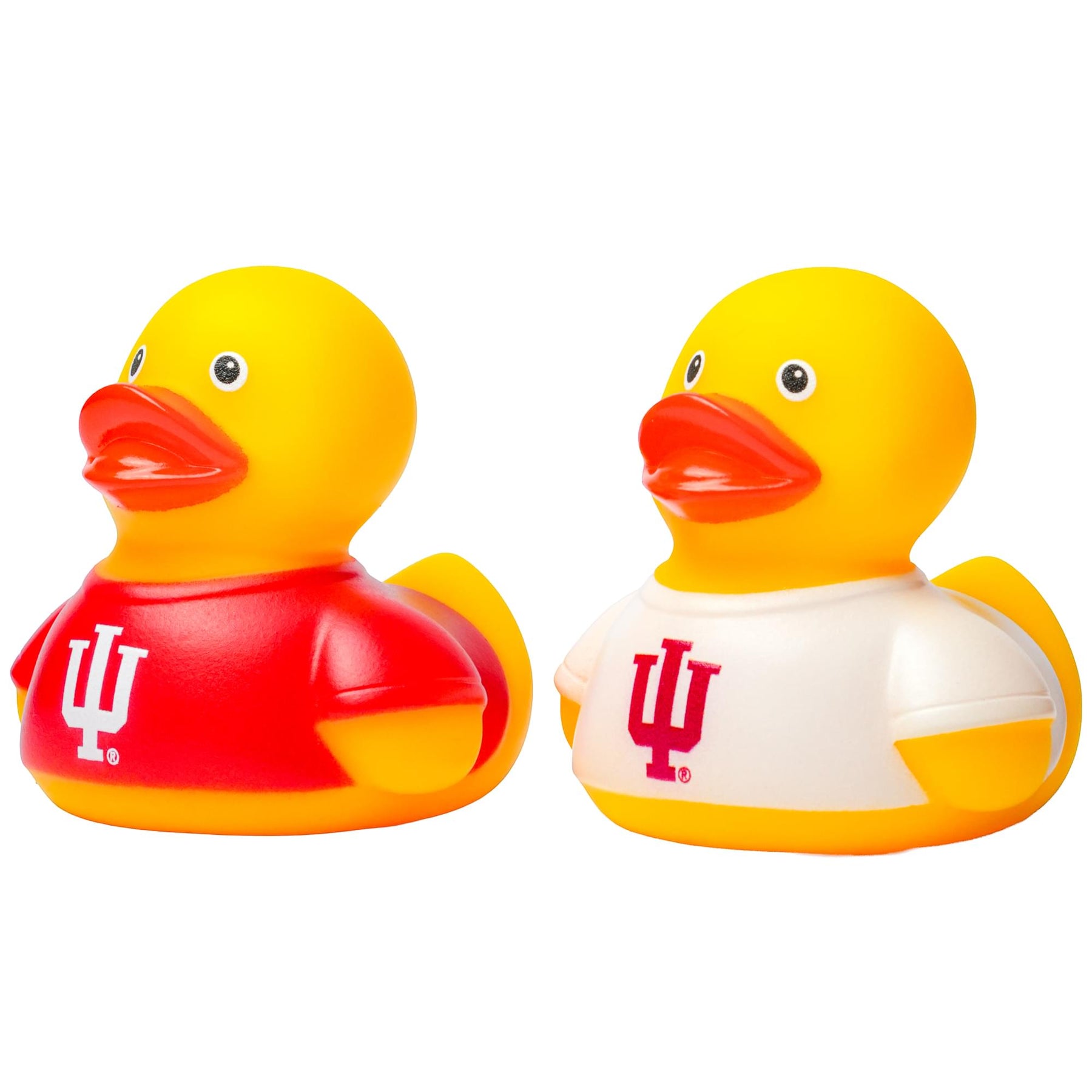 NCAA University Of Indiana Logo Rubber Duck 2-Pack | 2.5 Inches