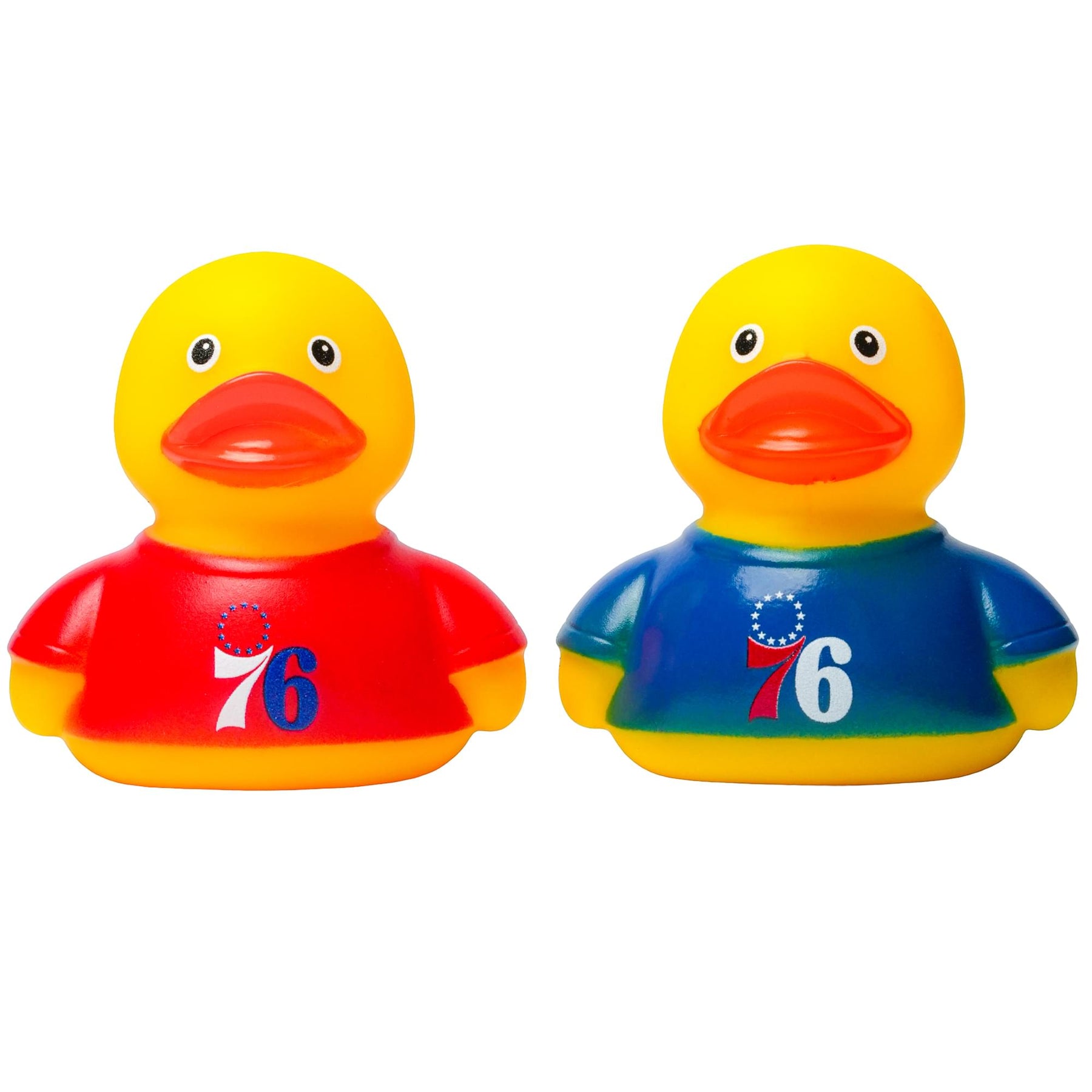 NBA Philadelphia 76ers Logo Rubber Duck 2-Pack | 2.5 Inches