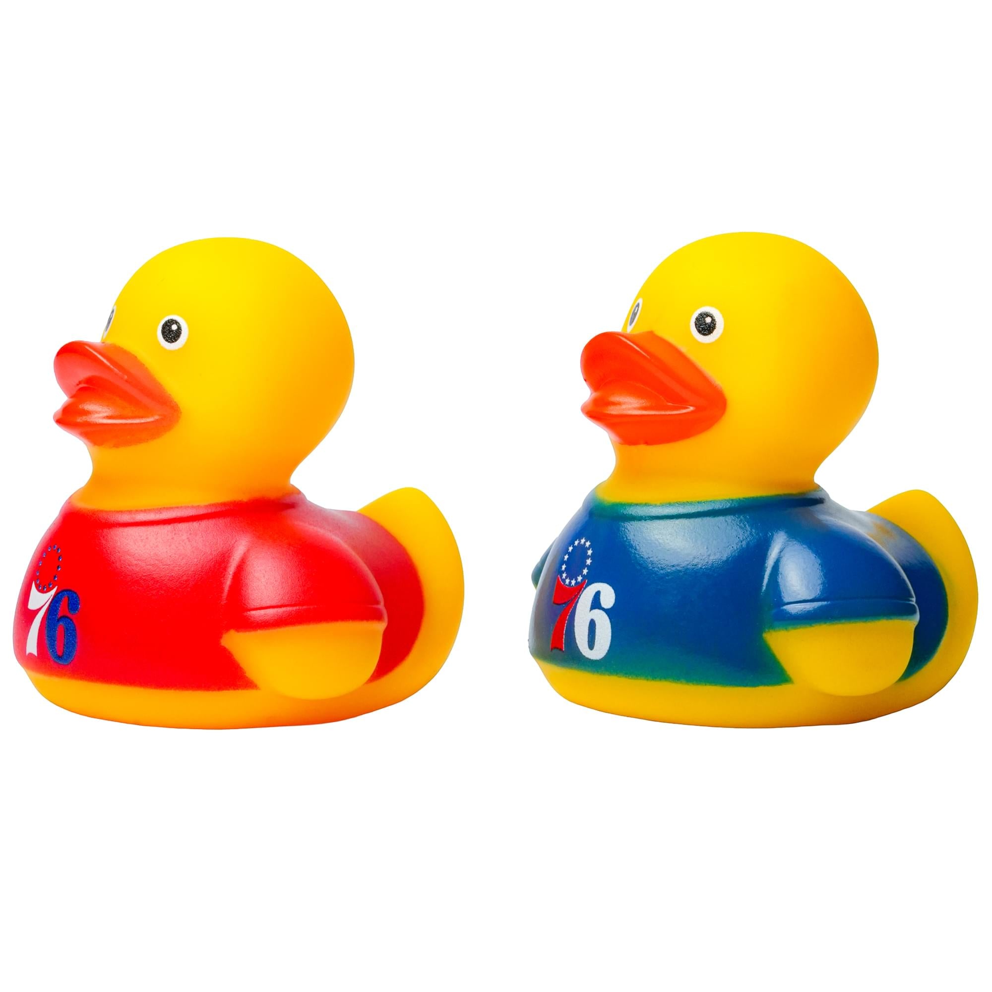 NBA Philadelphia 76ers Logo Rubber Duck 2-Pack | 2.5 Inches