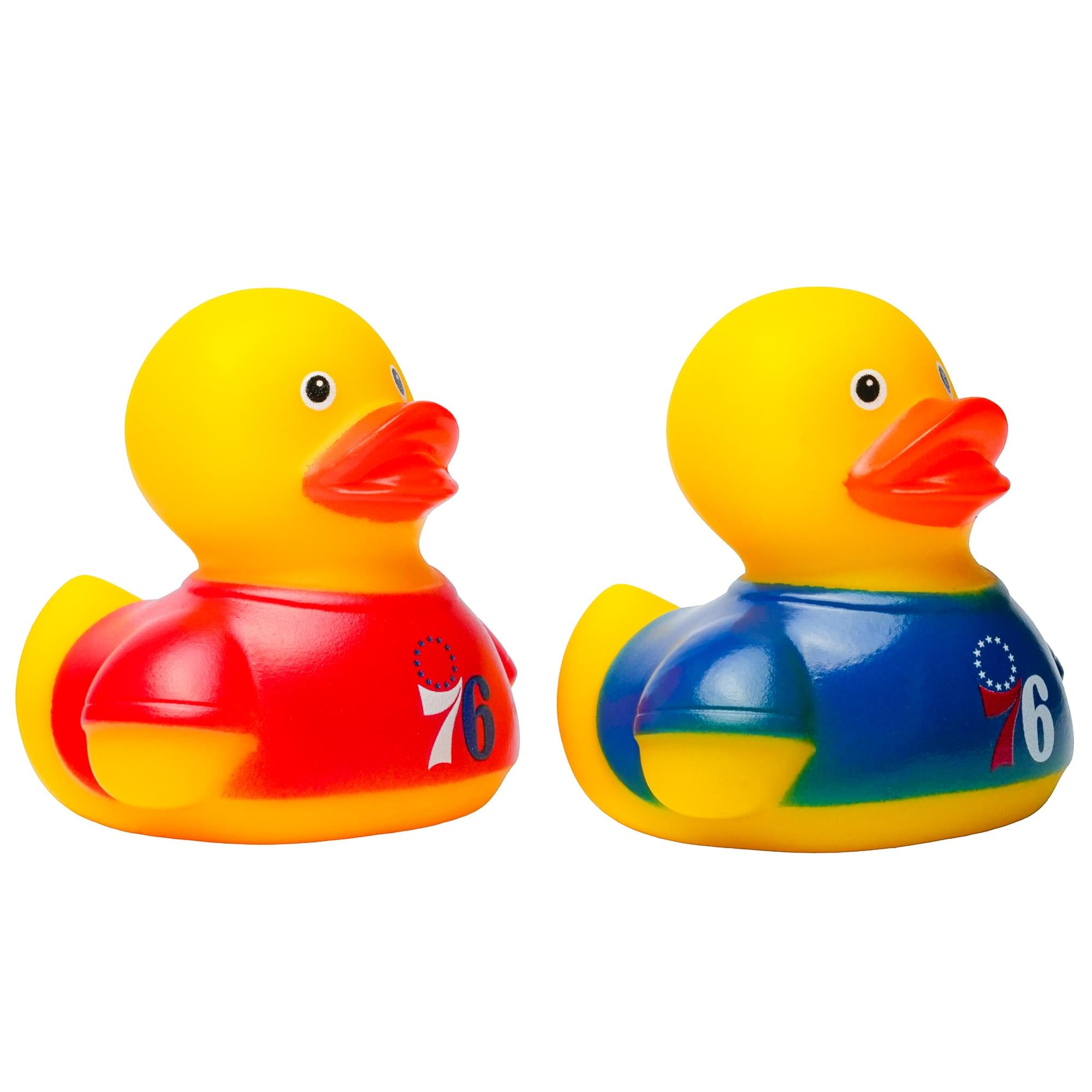 NBA Philadelphia 76ers Logo Rubber Duck 2-Pack | 2.5 Inches