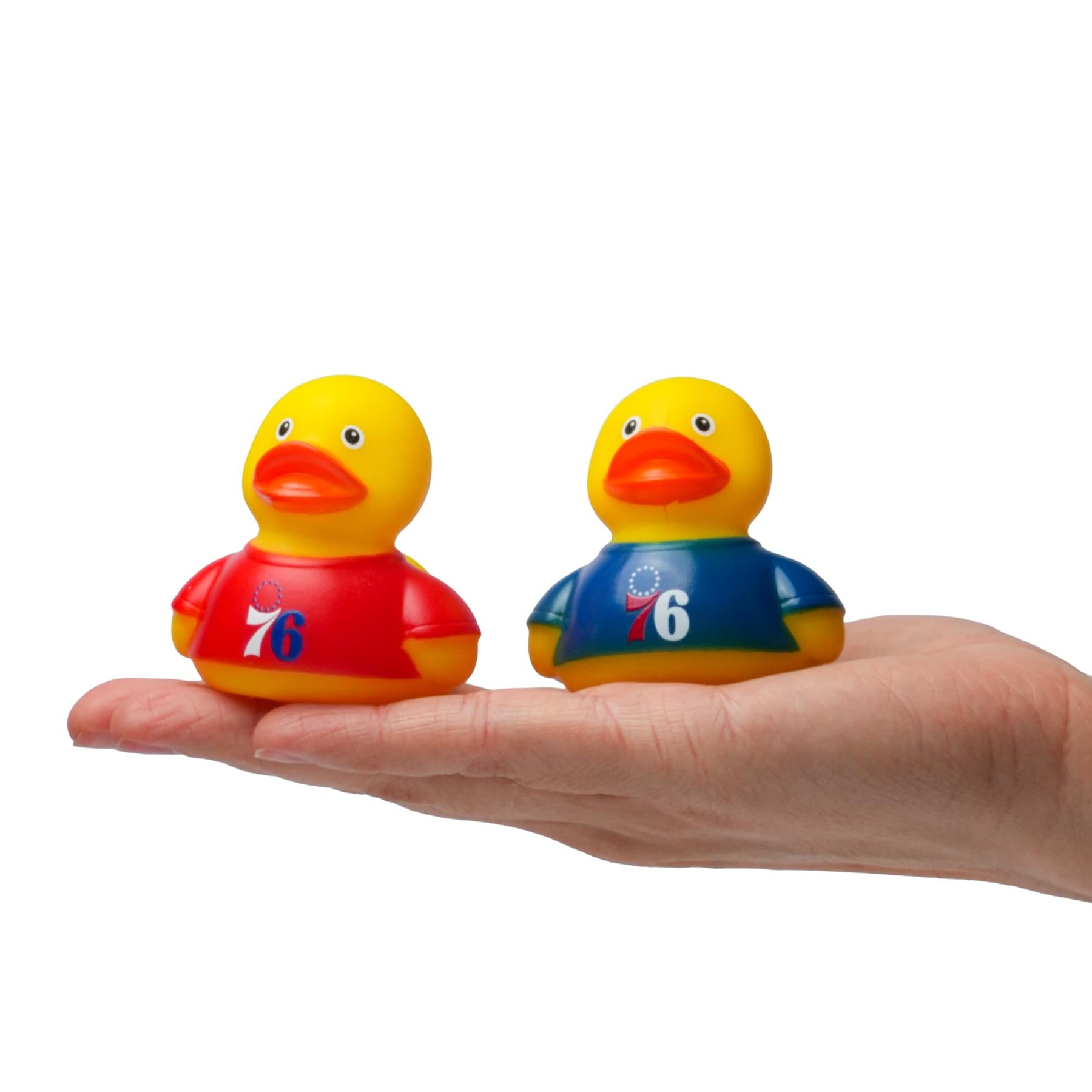 NBA Philadelphia 76ers Logo Rubber Duck 2-Pack | 2.5 Inches
