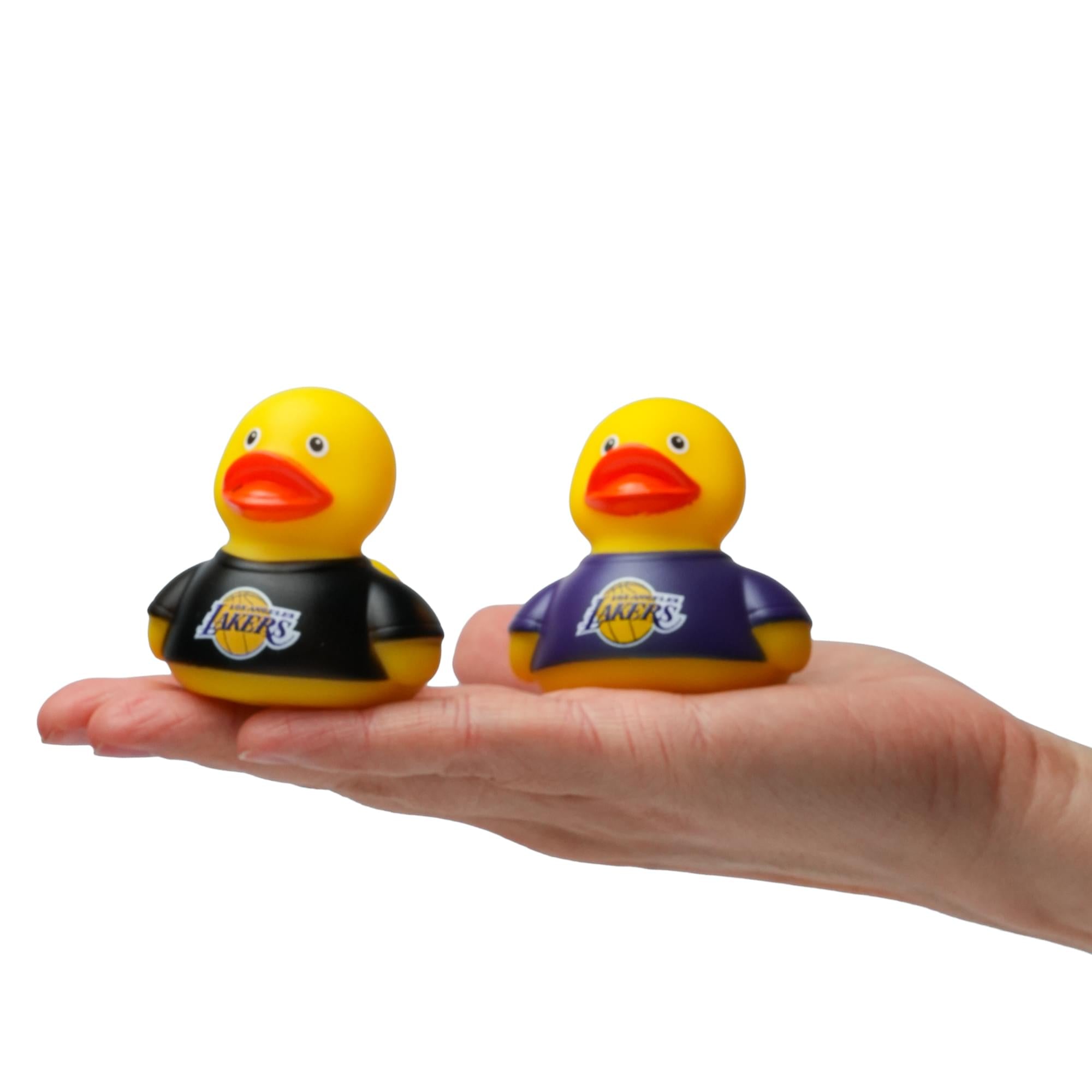 NBA Los Angeles Lakers Logo Rubber Duck 2-Pack | 2.5 Inches