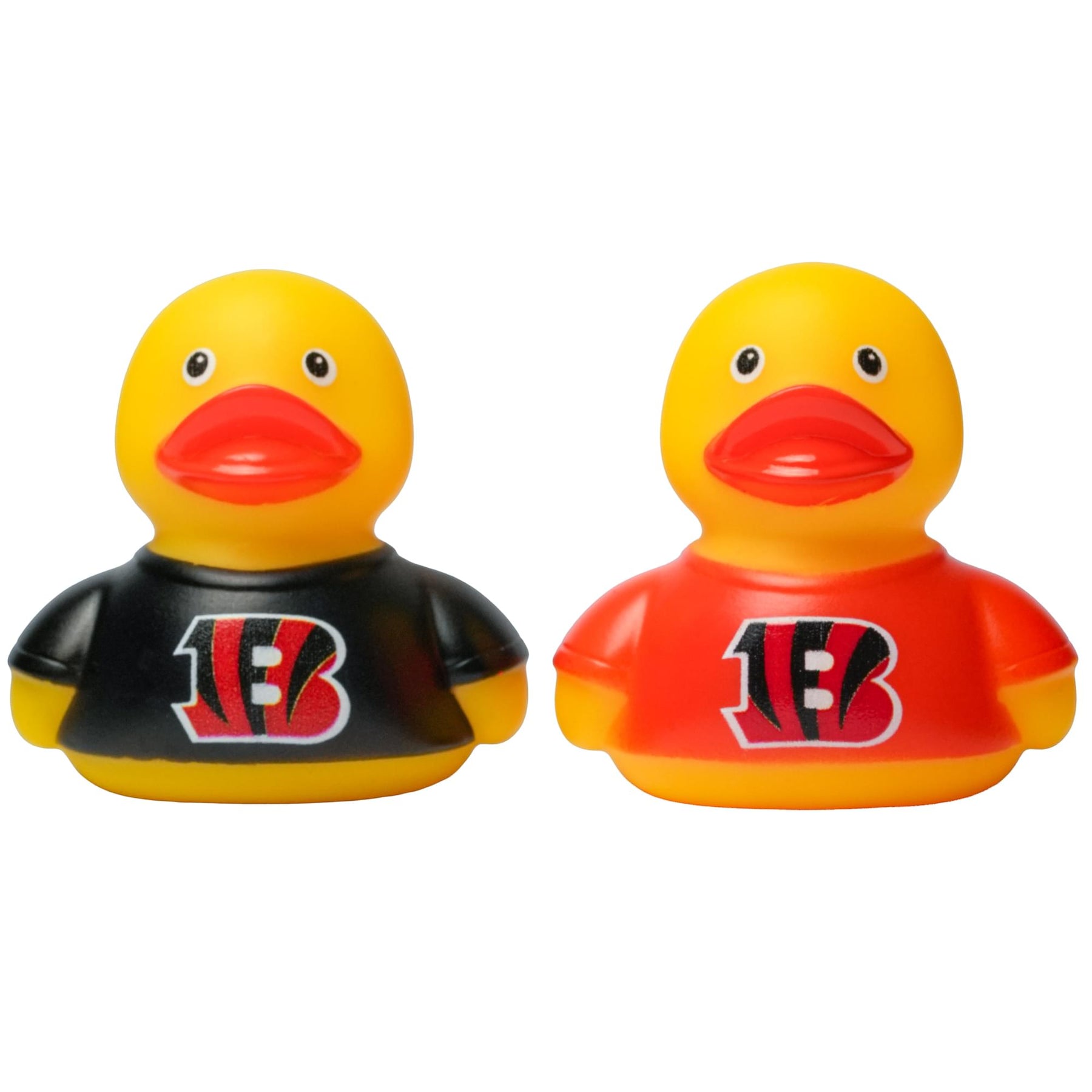 NFL Cincinnati Bengals Logo Rubber Duck 2-Pack | 2.5 Inches