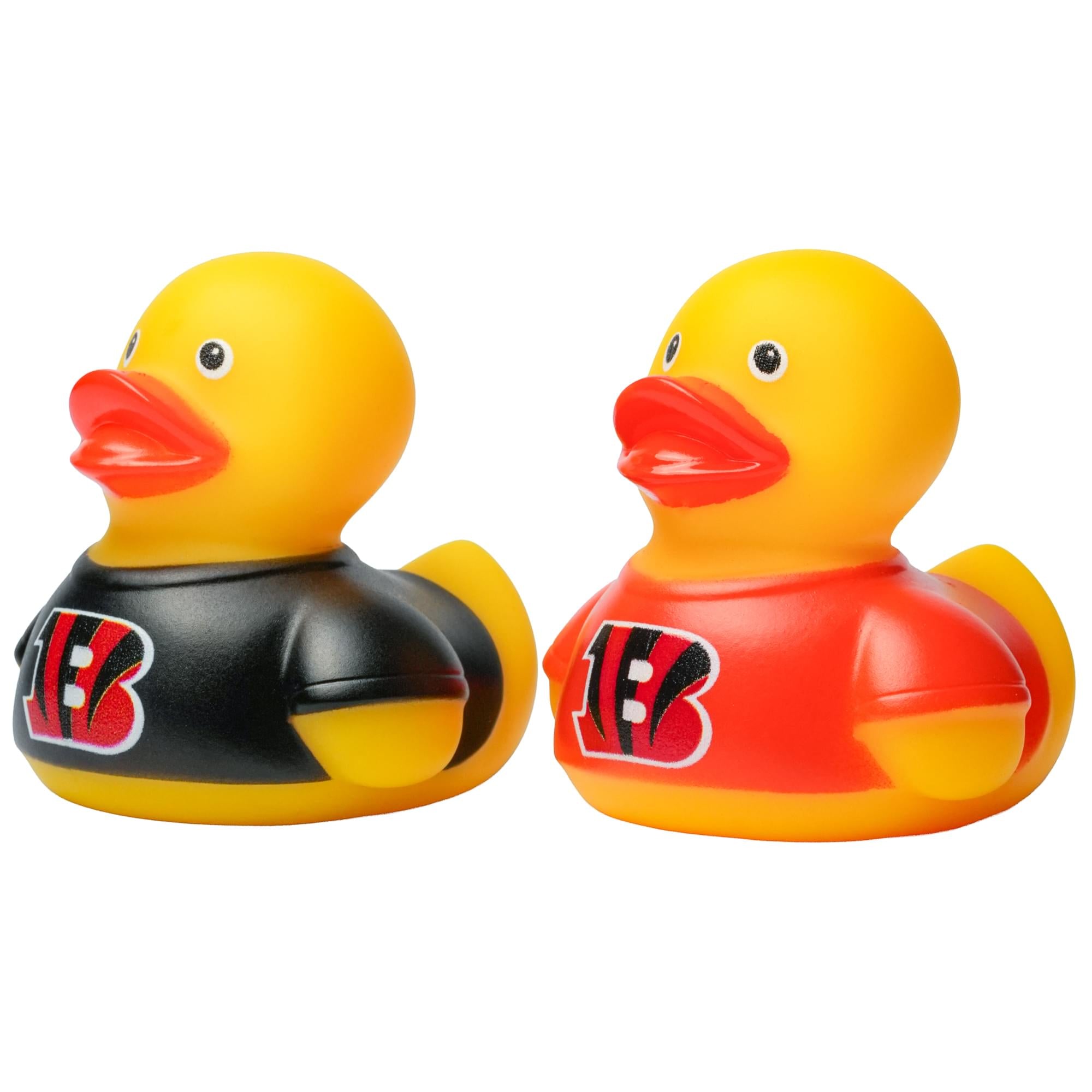 NFL Cincinnati Bengals Logo Rubber Duck 2-Pack | 2.5 Inches