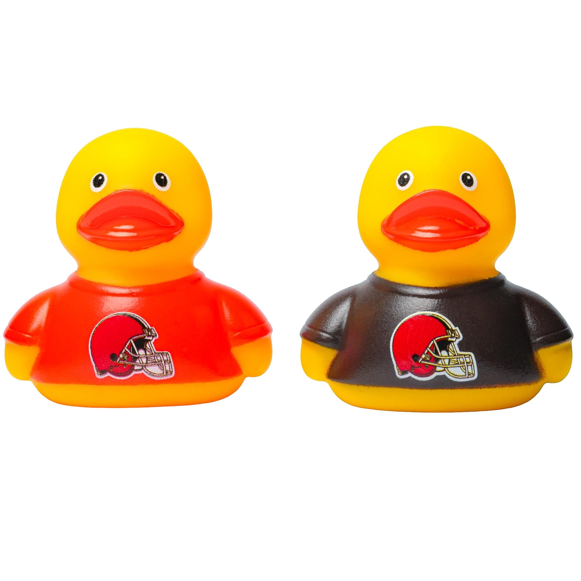 NFL Cleveland Browns Logo Rubber Duck 2-Pack | 2.5 Inches