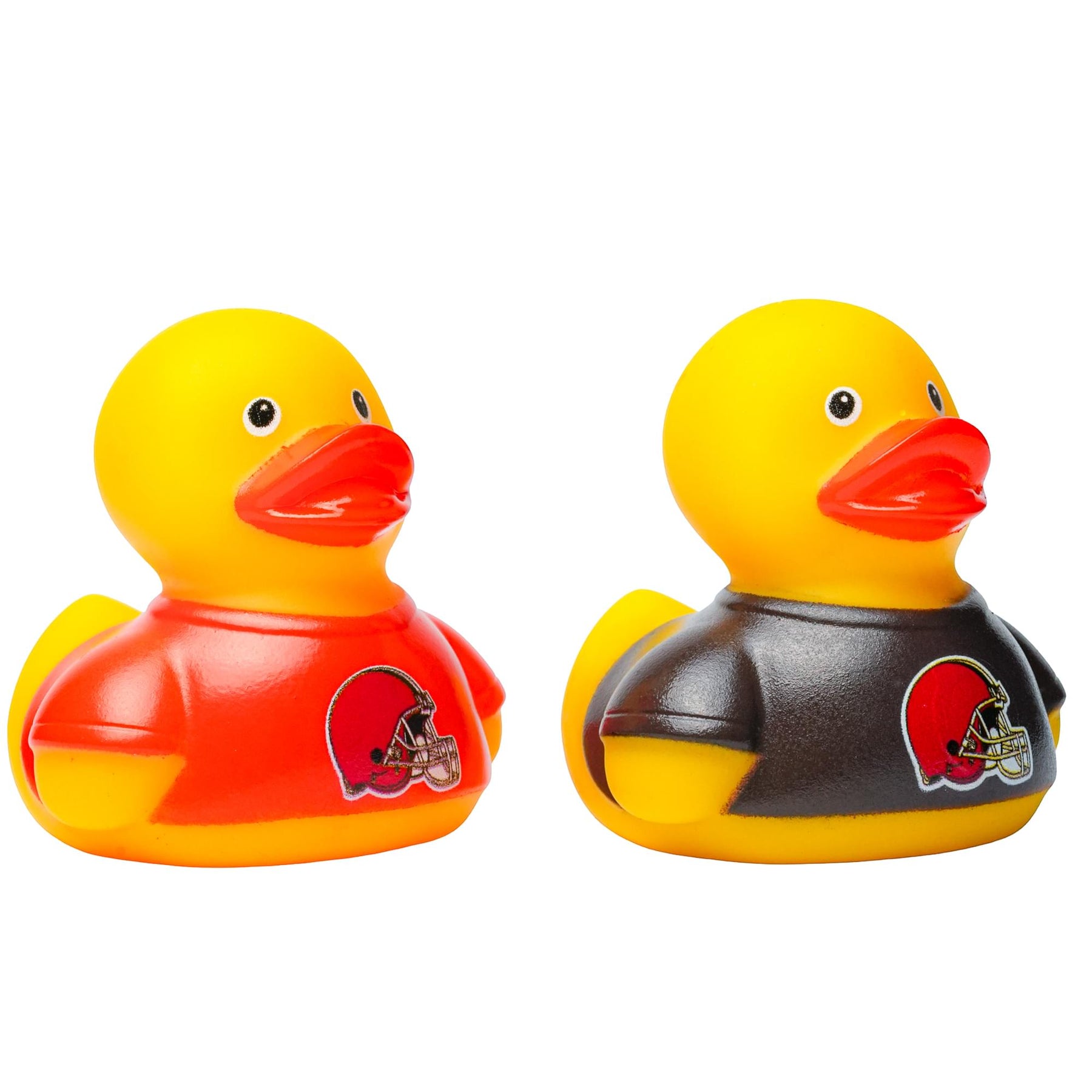 NFL Cleveland Browns Logo Rubber Duck 2-Pack | 2.5 Inches