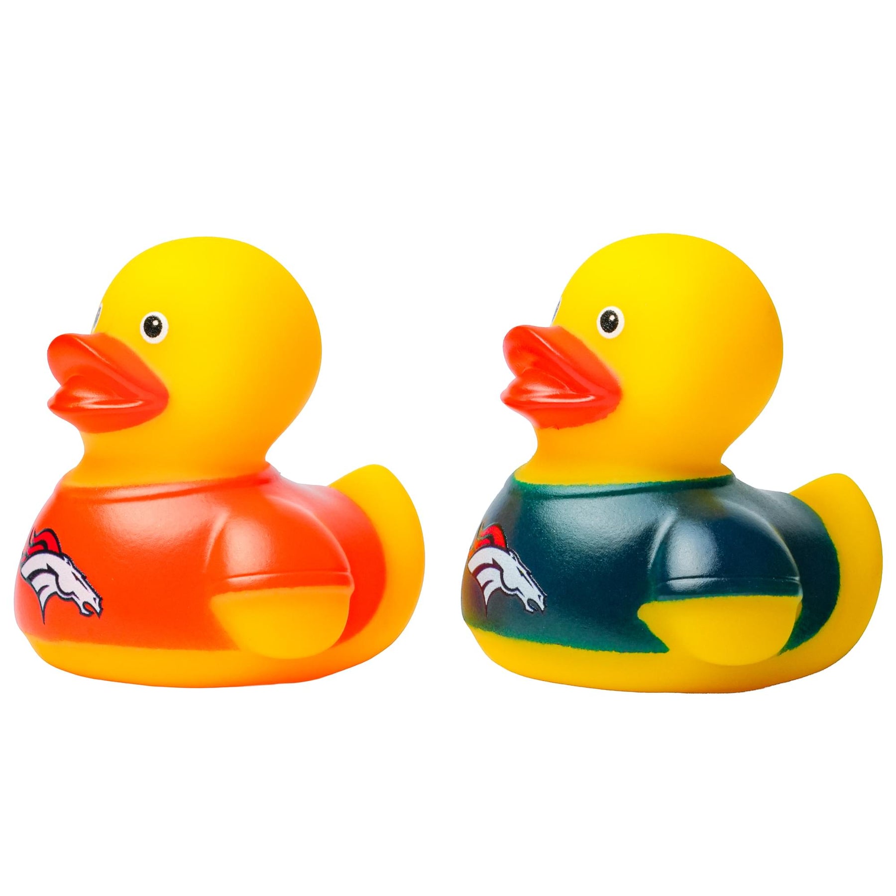 NFL Denver Broncos Logo Rubber Duck 2-Pack | 2.5 Inches