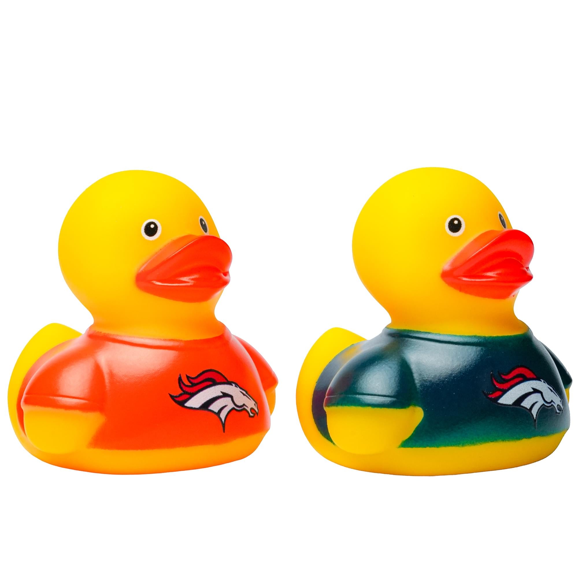 NFL Denver Broncos Logo Rubber Duck 2-Pack | 2.5 Inches