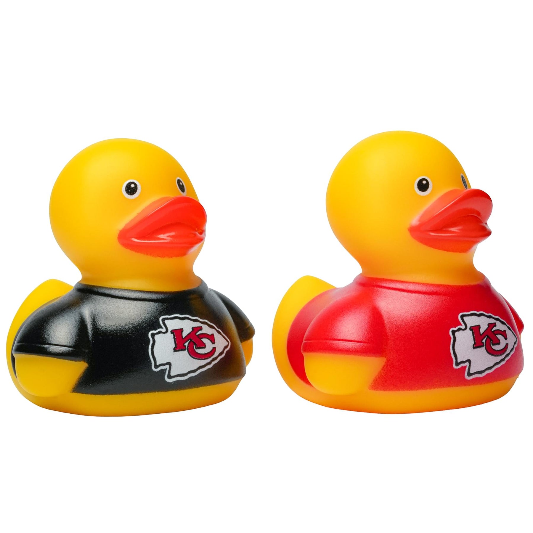 NFL Kansas City Chiefs Logo Rubber Duck 2-Pack | 2.5 Inches