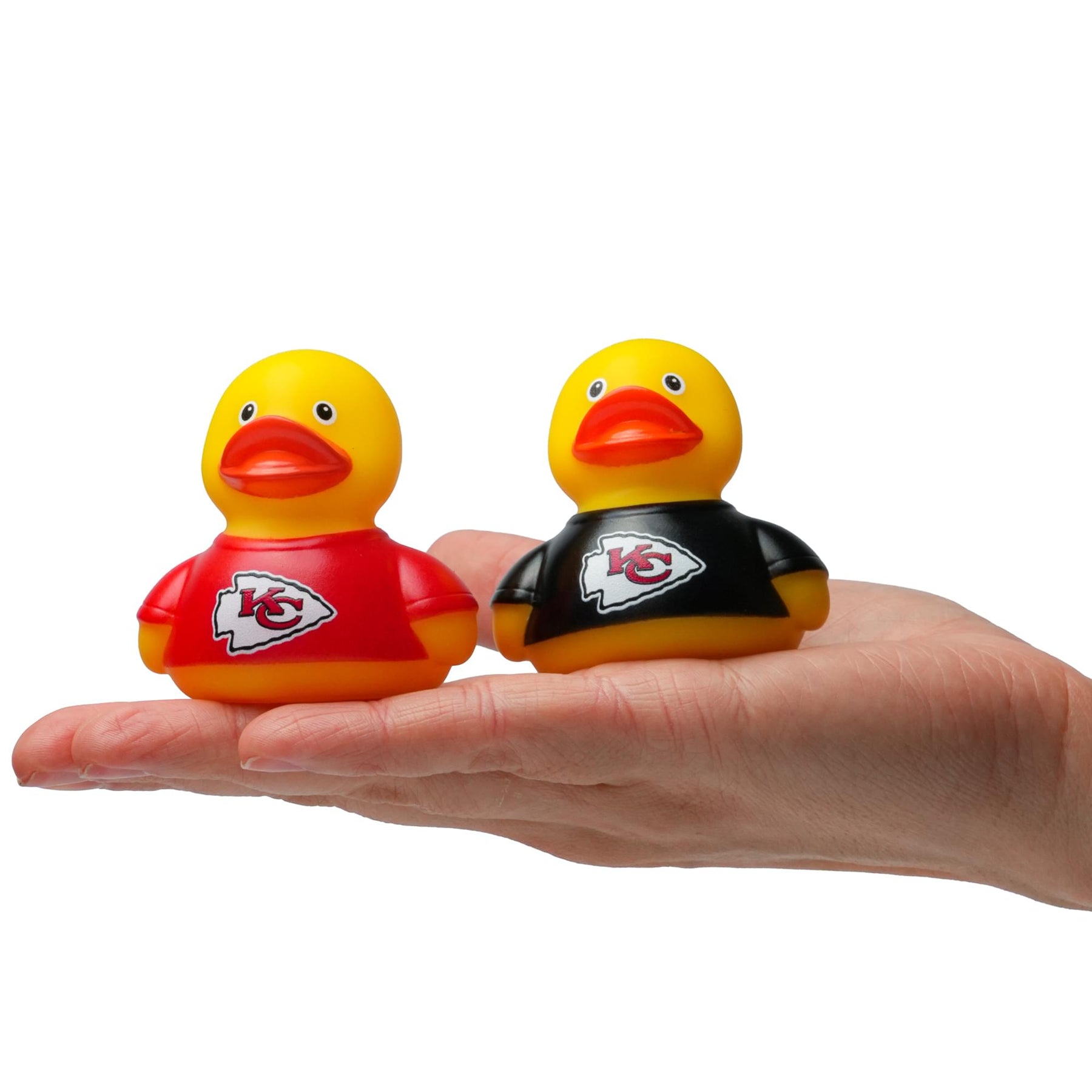 NFL Kansas City Chiefs Logo Rubber Duck 2-Pack | 2.5 Inches